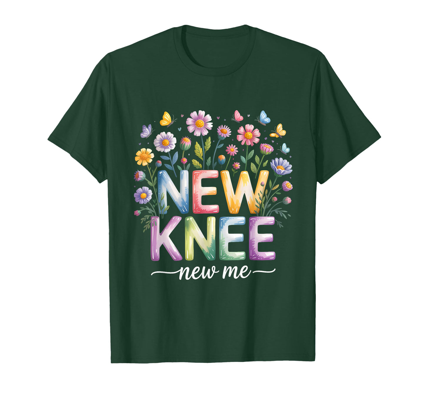 Knee Replacement Recovery Surgery Funny New Knee New Me T-Shirt