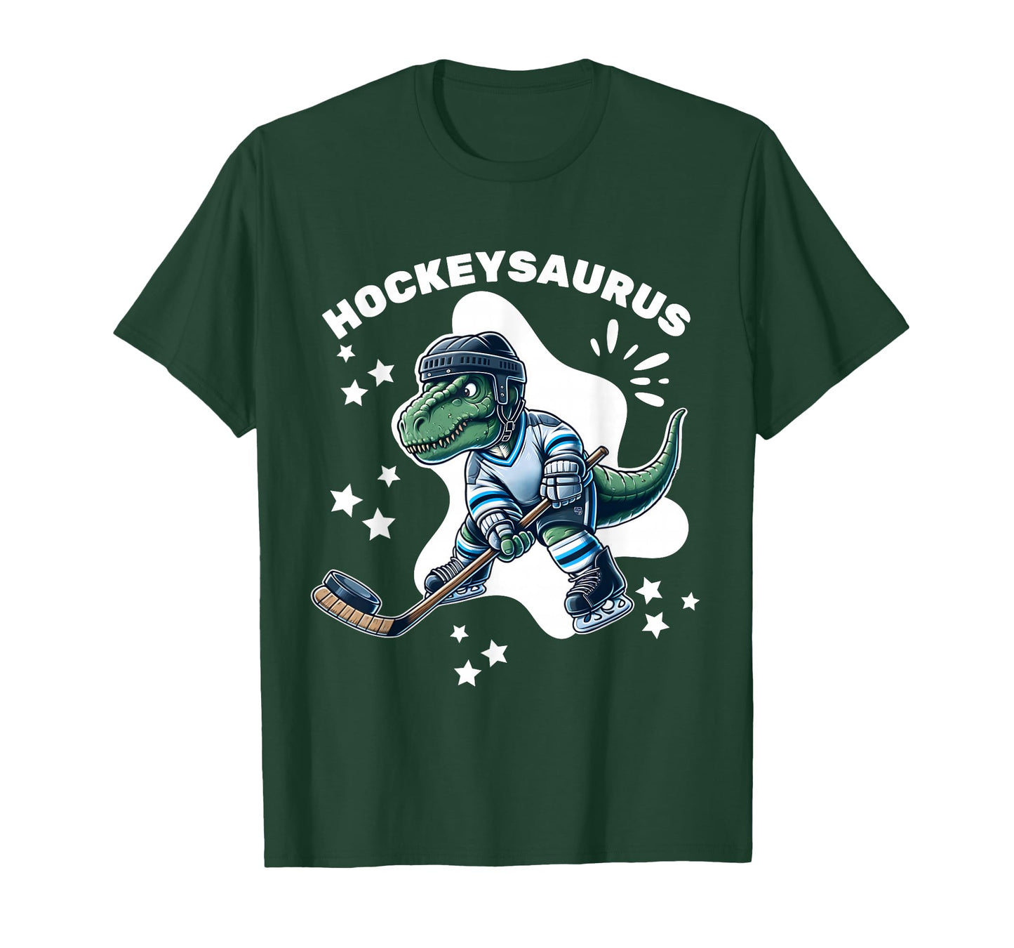 Hockeysaurus FunnyDinosaur Hockey Kids Hockey Boy T-Shirt