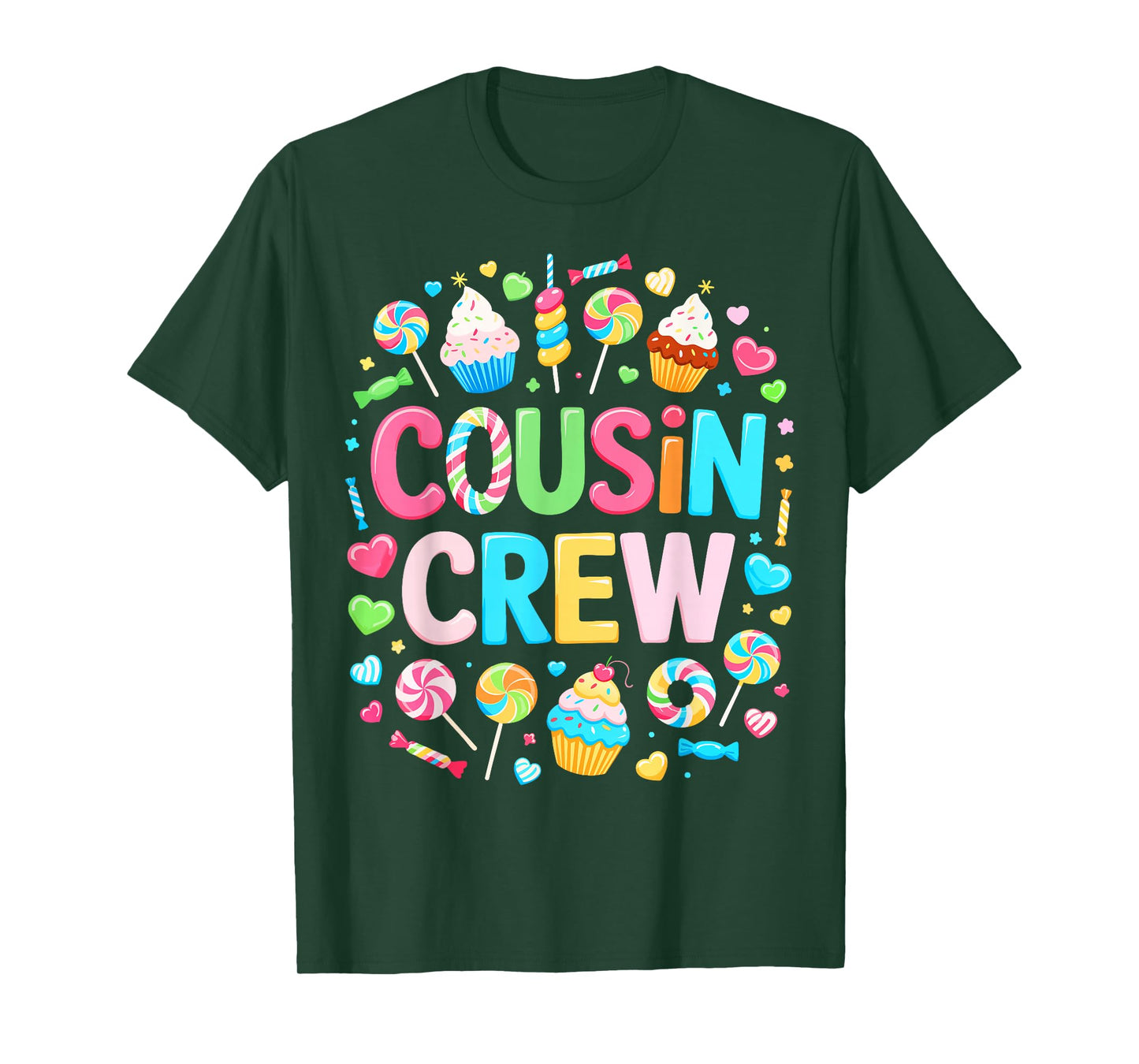 Cousin Crew Shirt Adults Kids Matching Cousin Giving T-Shirt