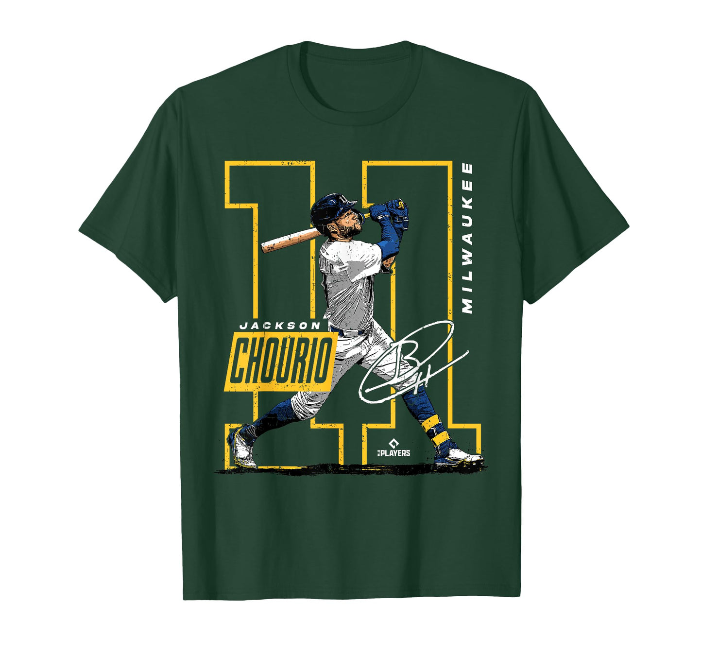 Jackson Chourio | Milwaukee MLB Baseball Player | MLBJCH202M T-Shirt