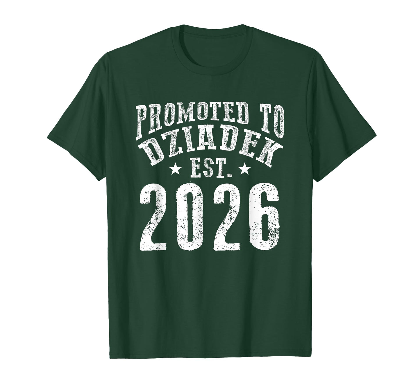 Promoted to Dziadek Est 2026 New Coming Grandpa to Be 26 T-Shirt