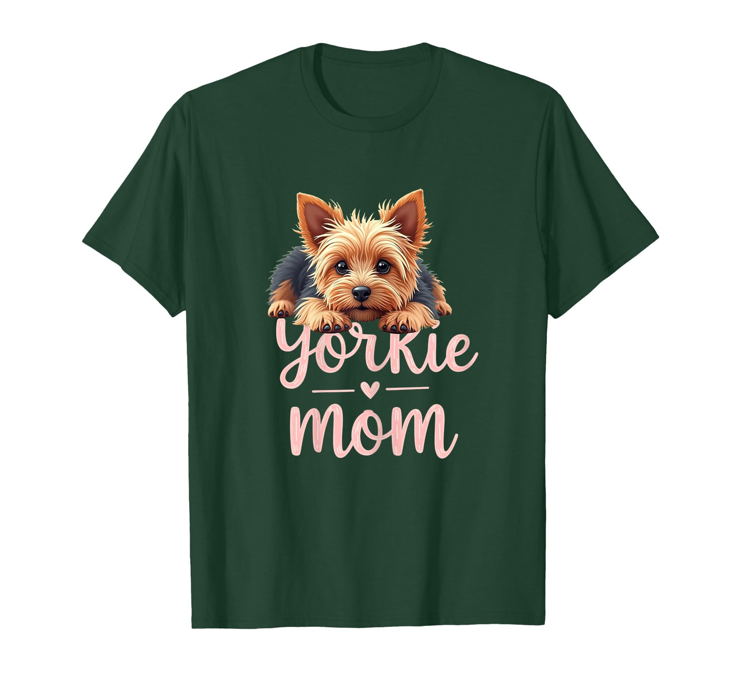 Yorkshire Terrier Mom Dog Yorkie Mama Cute Puppy T-Shirt for Women