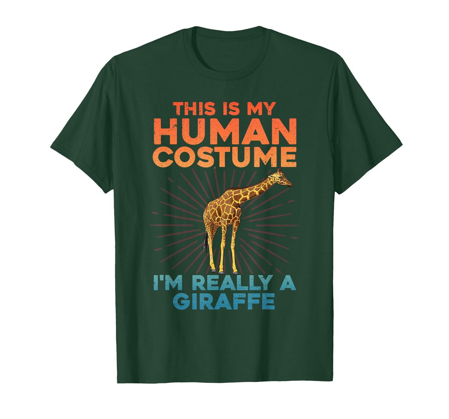 Cool Giraffe Art For Men Women Kids Toddler Giraffe Costume T-Shirt