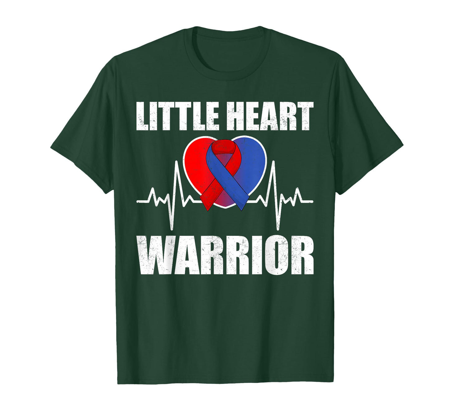 Little Heart Warrior CHD Congenital Heart Defect Awareness T-Shirt