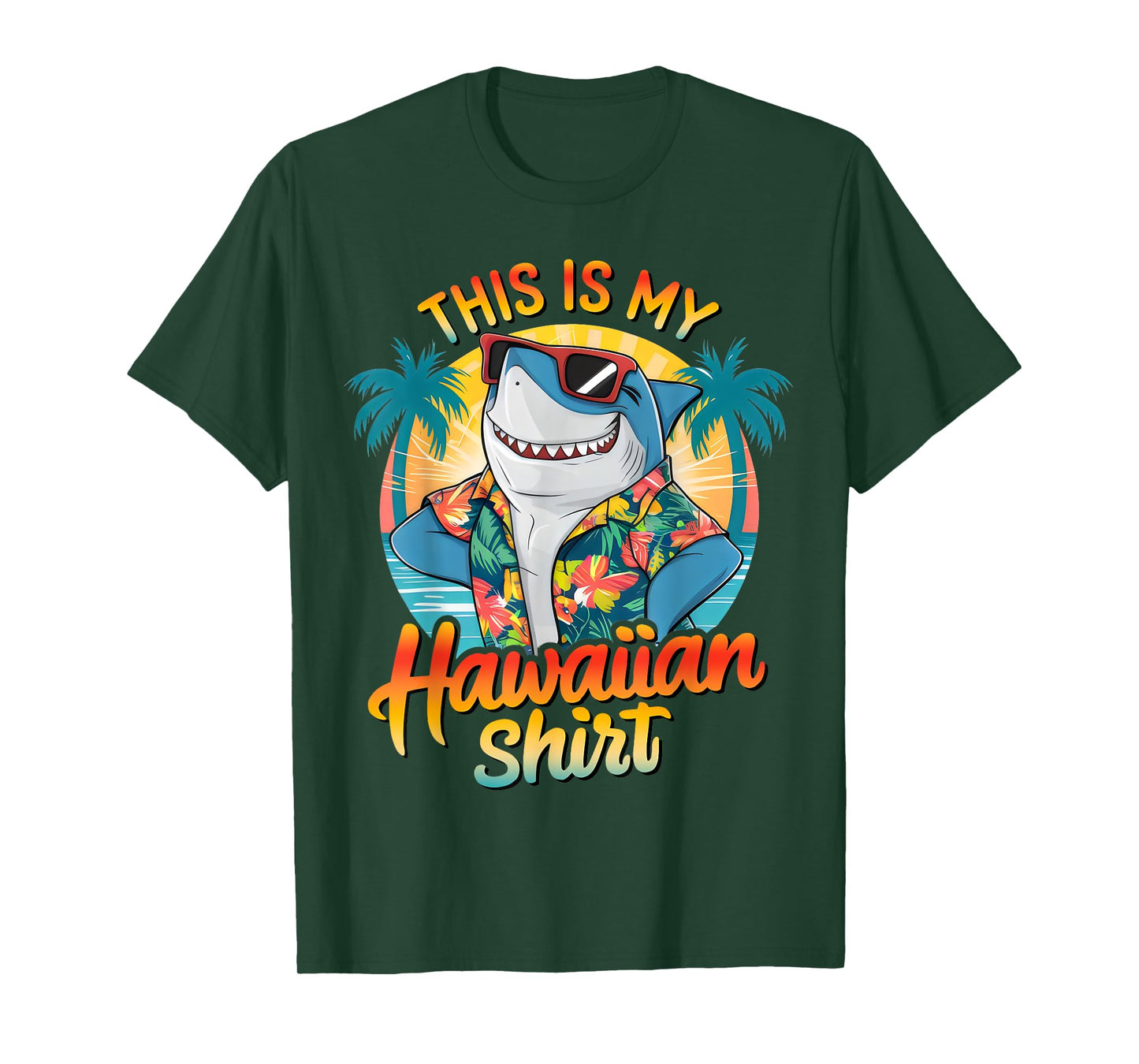 This Is My Hawaiian Shirt Tropical Luau Costume Party Hawaii T-Shirt