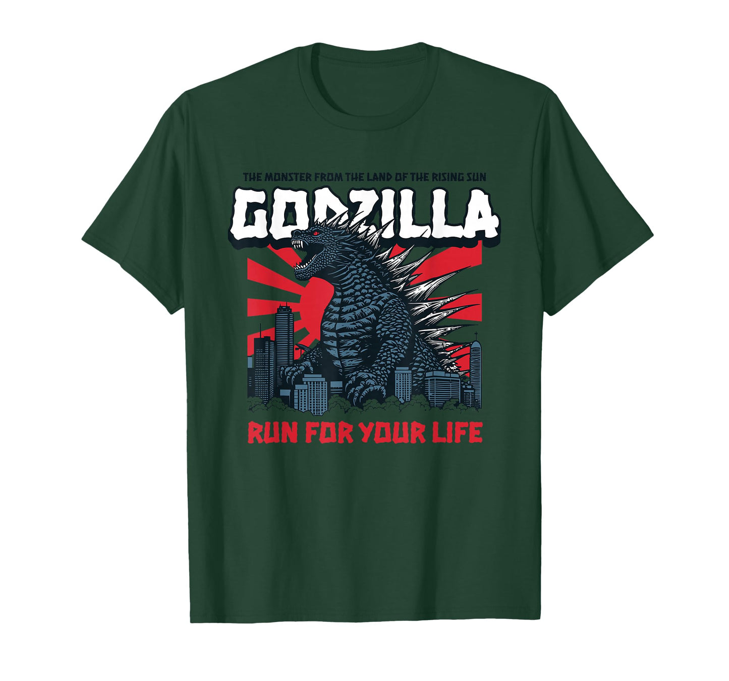 Monster - Godzilla Run for Your Life T-Shirt