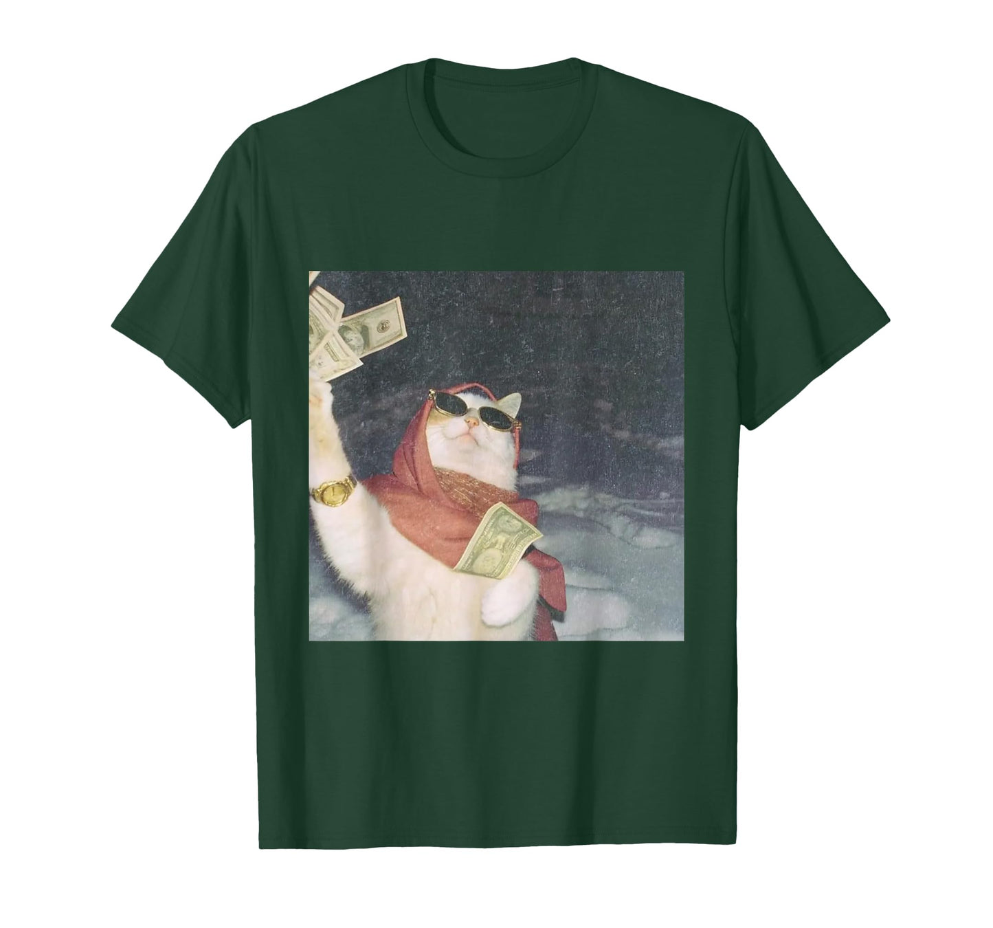 Cat Wearing Sunglasses Meme T-Shirt