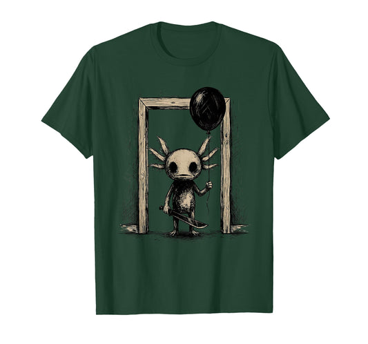 Axolotl Creepy Emo Goth T-Shirt
