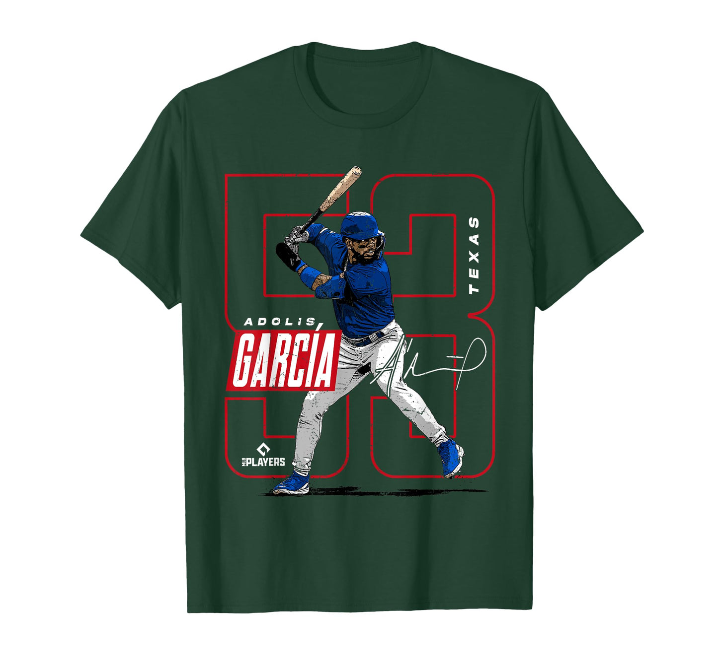 Adolis Garcia | Texas MLB Baseball Players| MLBAGA204M T-Shirt