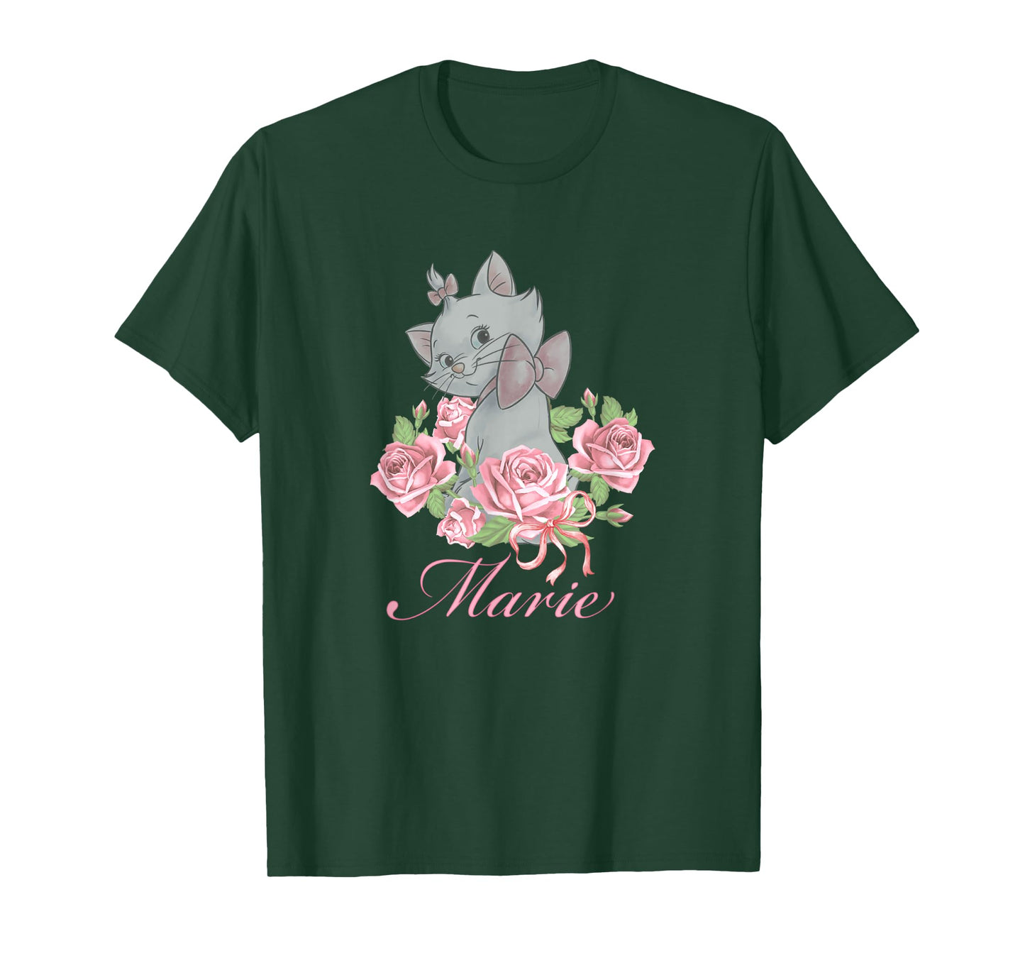 Disney The Aristocats Marie Floral Design T-Shirt