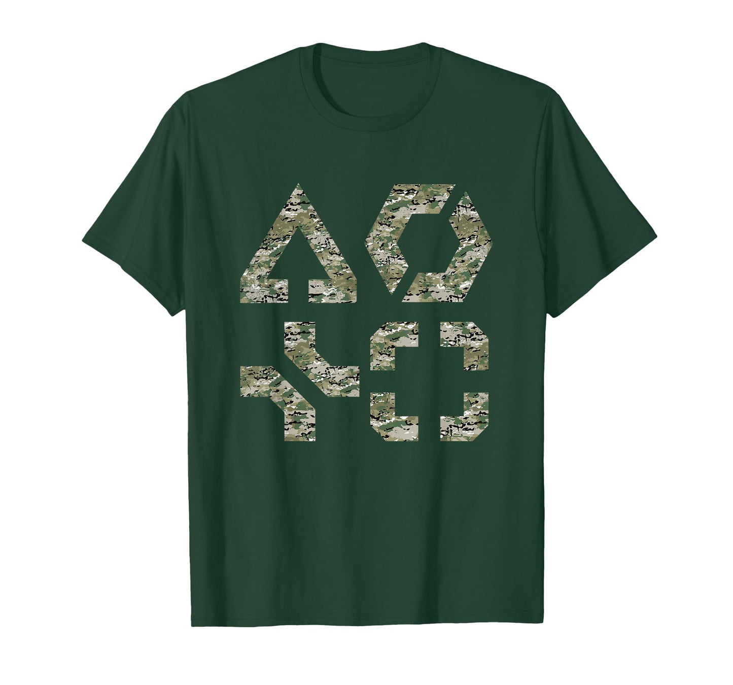 Battlefield Class OCP Army Camouflage Symbol Game Design BF6 T-Shirt