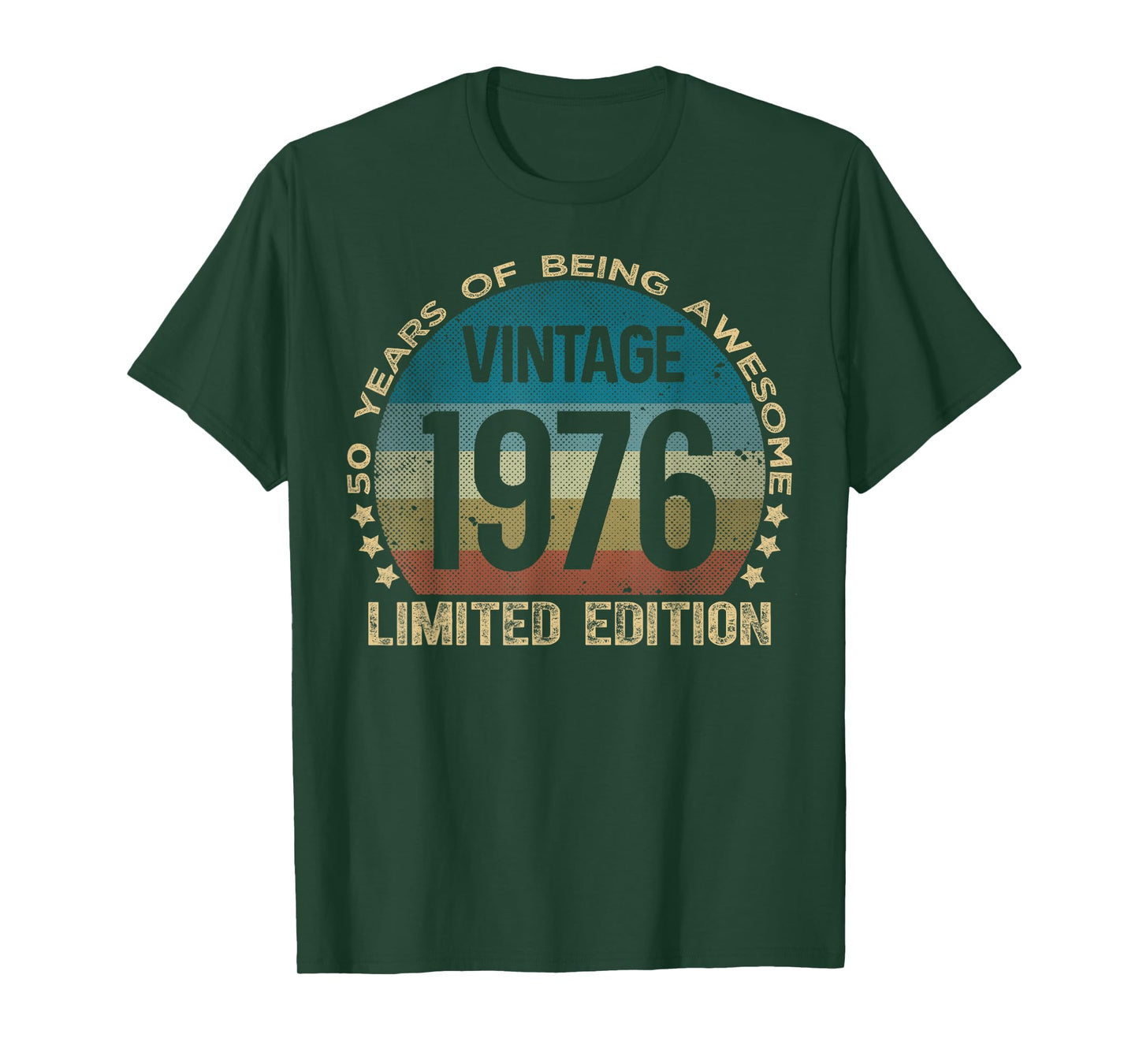50 Year Old Gifts Vintage 1976 Limited Edition 50th Birthday T-Shirt