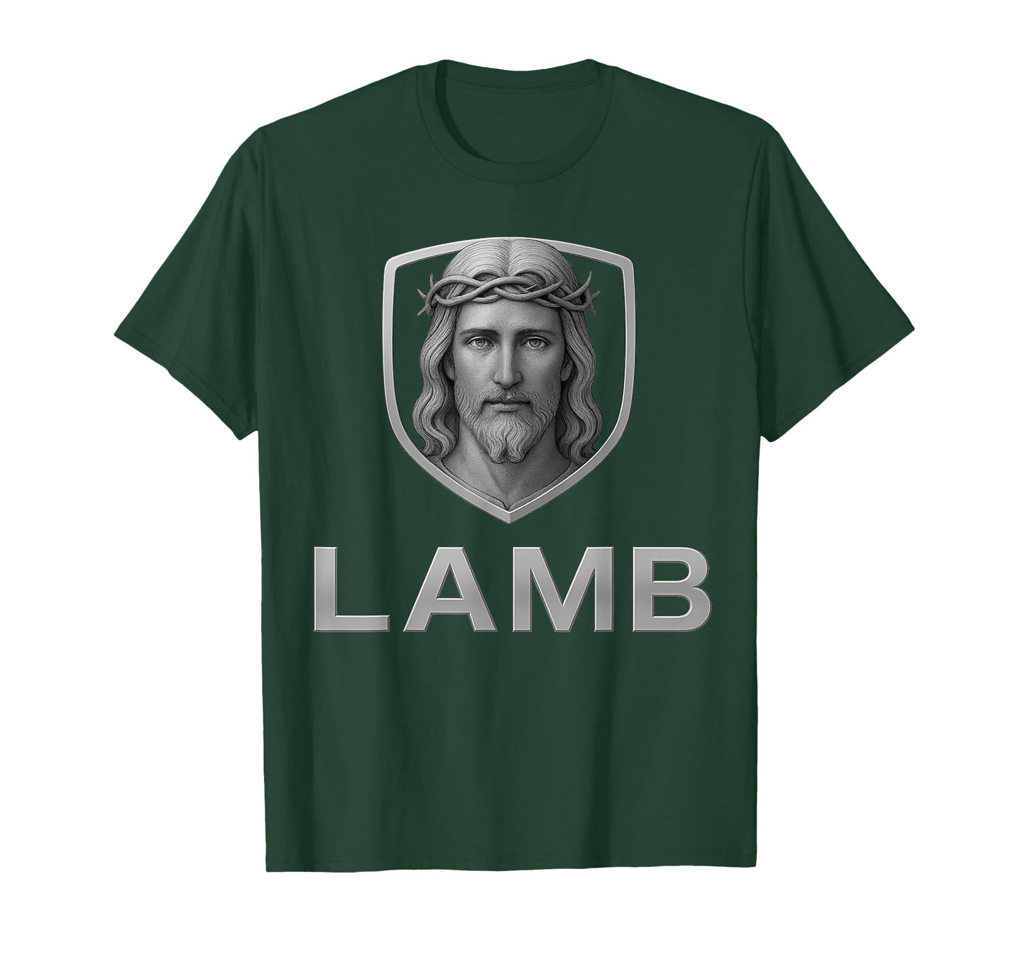 Jesus as The Lamb Iconic Christian Image T-Shirt