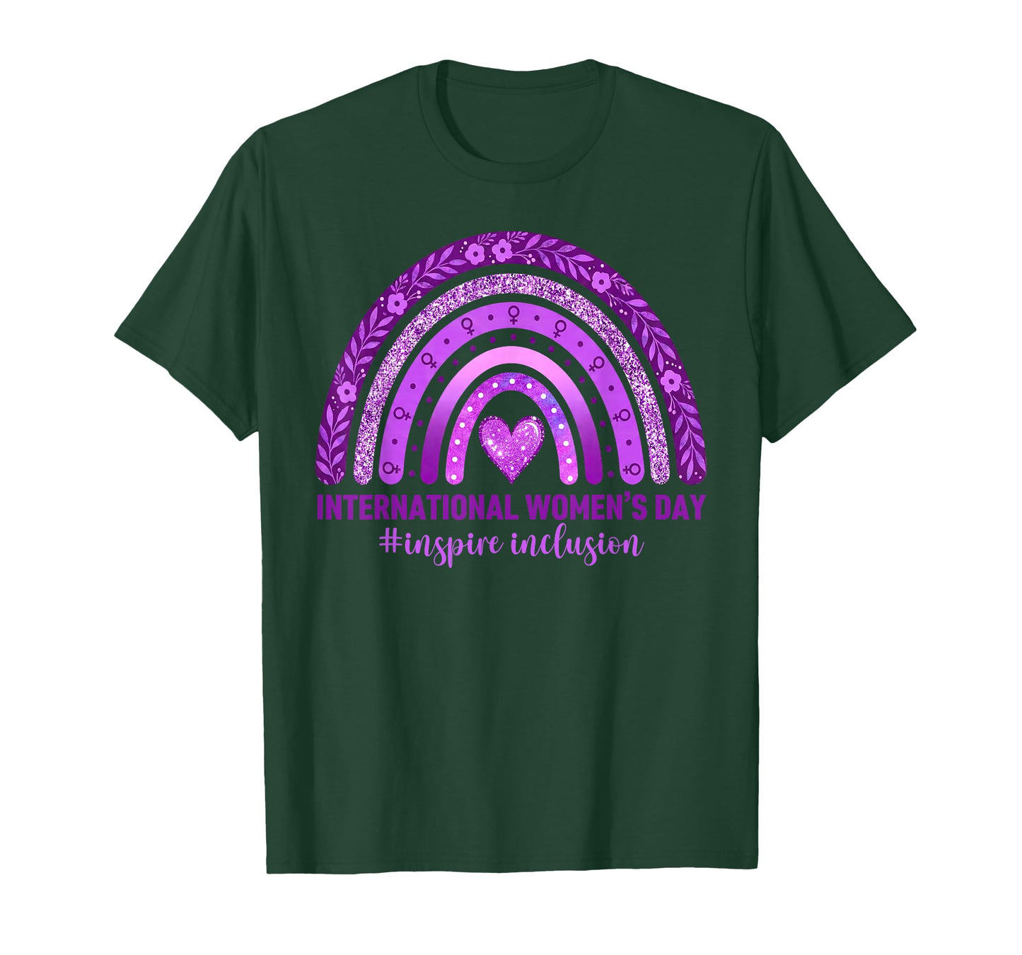 Happy International Women's Day 8 March Inspire Inclusion T-Shirt