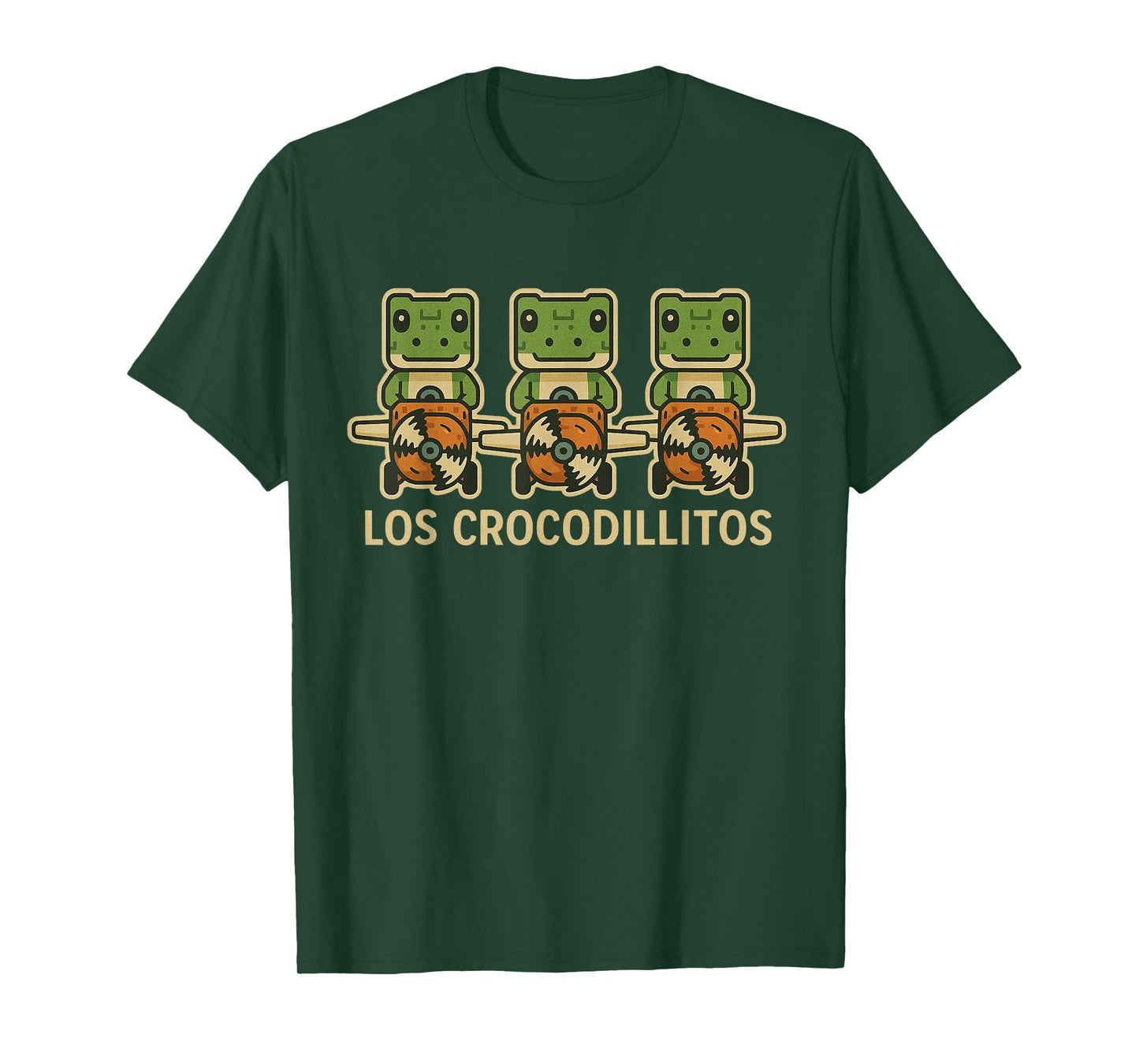 Los Crocodillitos - Bombardilo Crocodilitos Brainrot Kids T-Shirt