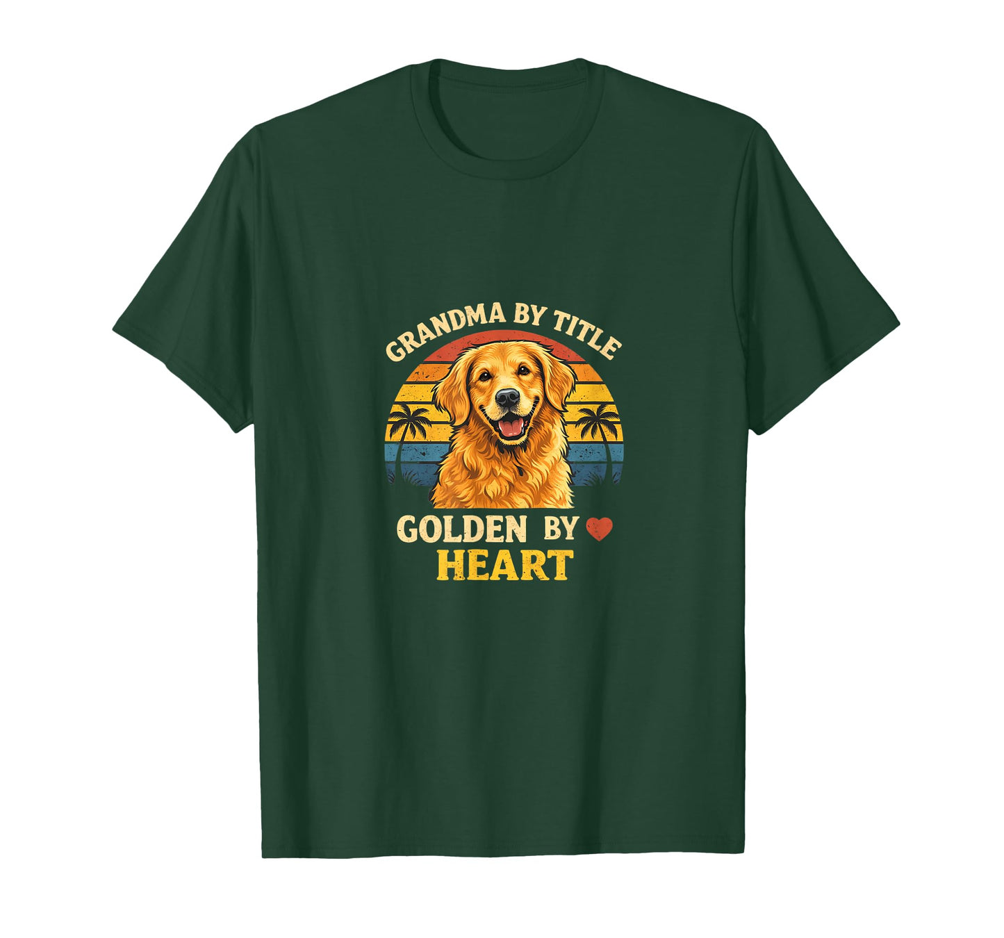 Dog Lover Golden Retriever Grandma T-Shirt