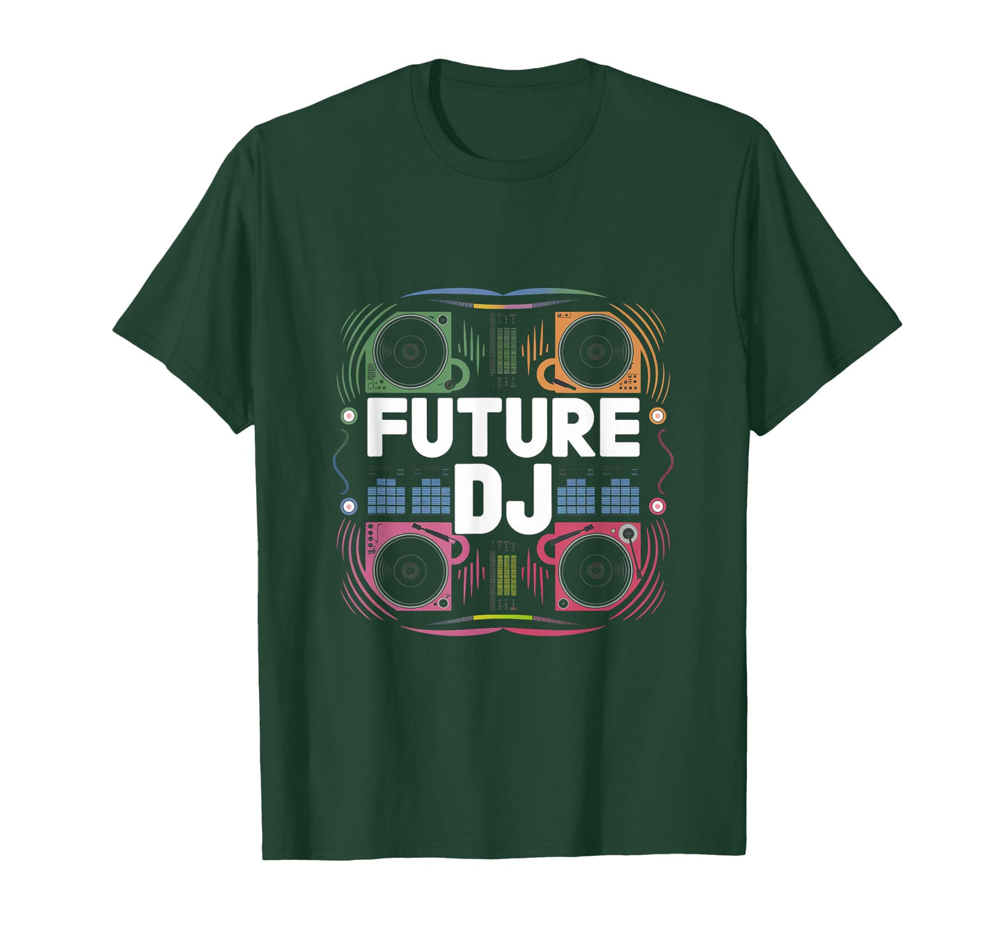 Future DJ Musician Toddler Graduation Kids School Women Men T-Shirt