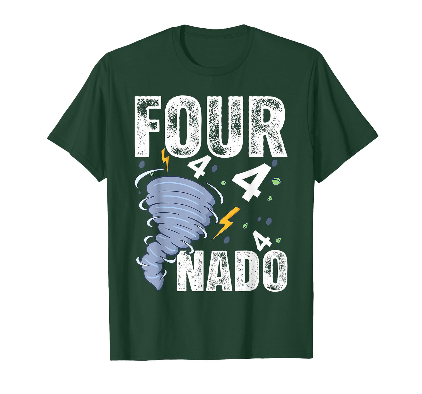Four Nado Fournado 4th Birthday 4 Years Old Kids Boys girls T-Shirt