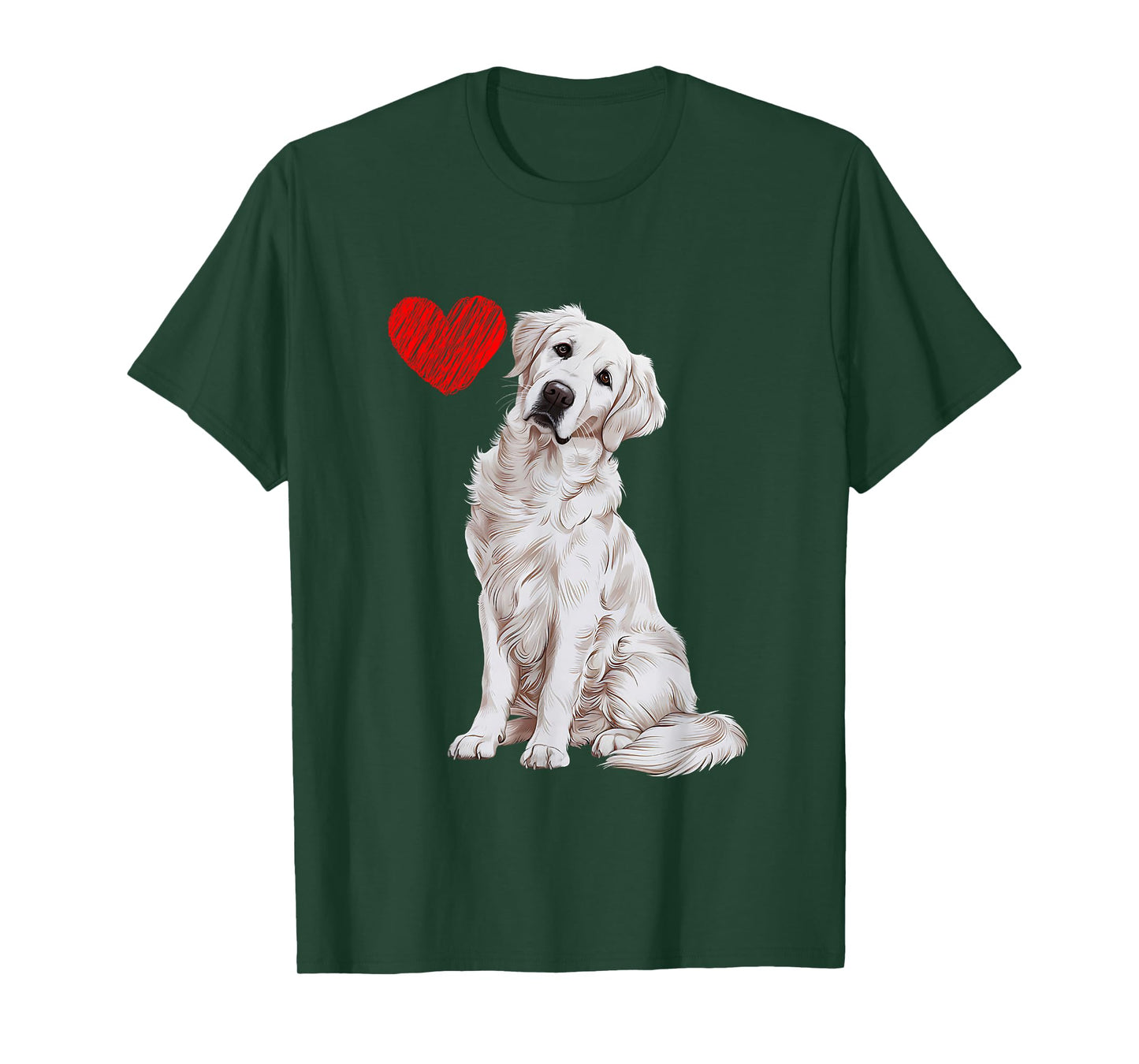 Love White English Cream Golden Retriever Mom Dog Puppy T-Shirt