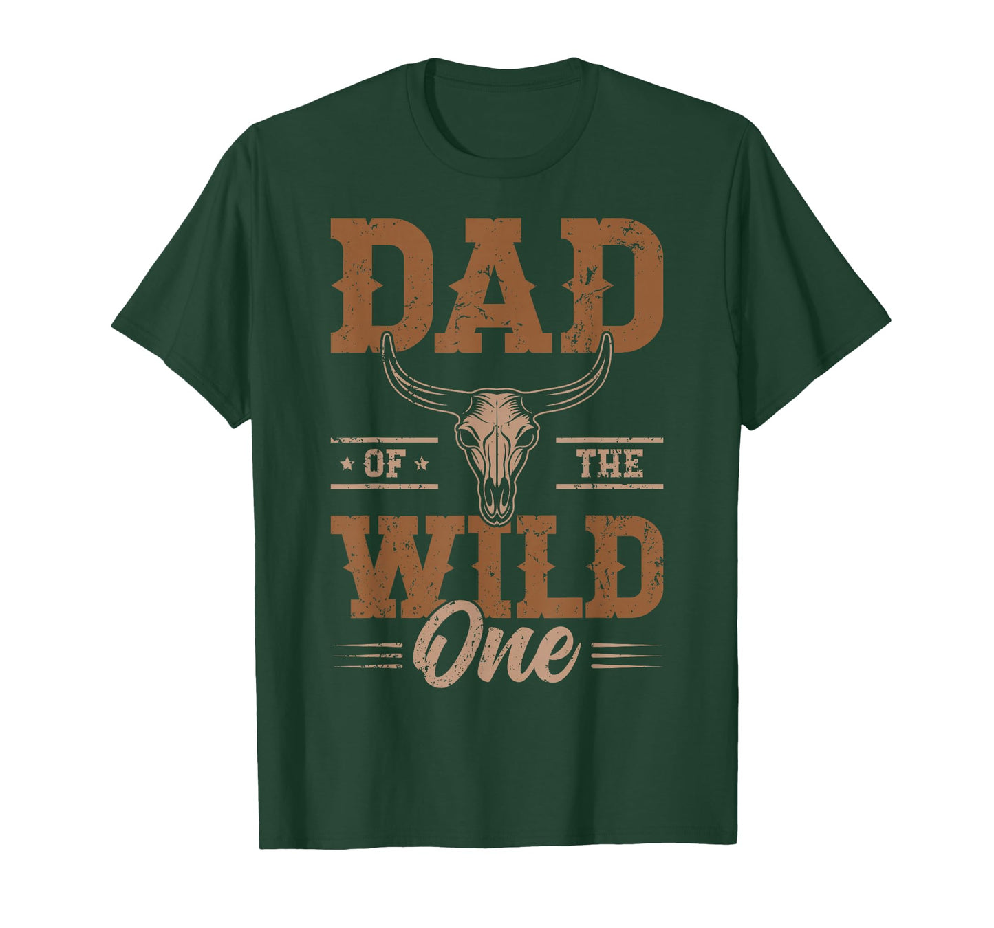 Dad Of The Wild One Cowboy Western Rodeo Party Matching T-Shirt