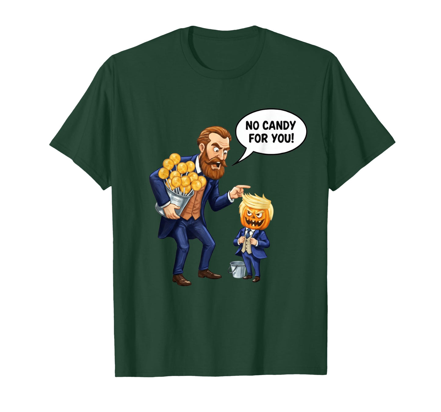 Trump Nobel Peace Prize No Candy for You Trumpkin Halloween T-Shirt
