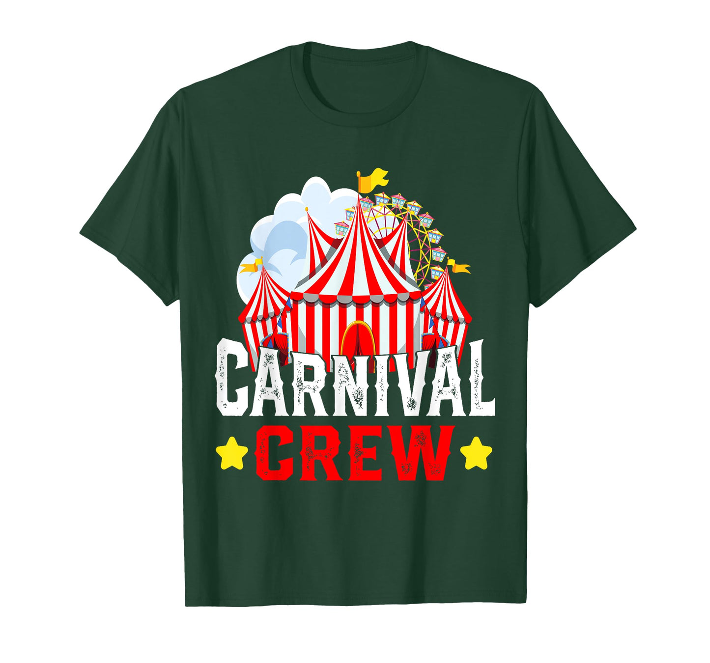 Carnival Crew Funny Circus Staff Costume Circus Theme Party T-Shirt