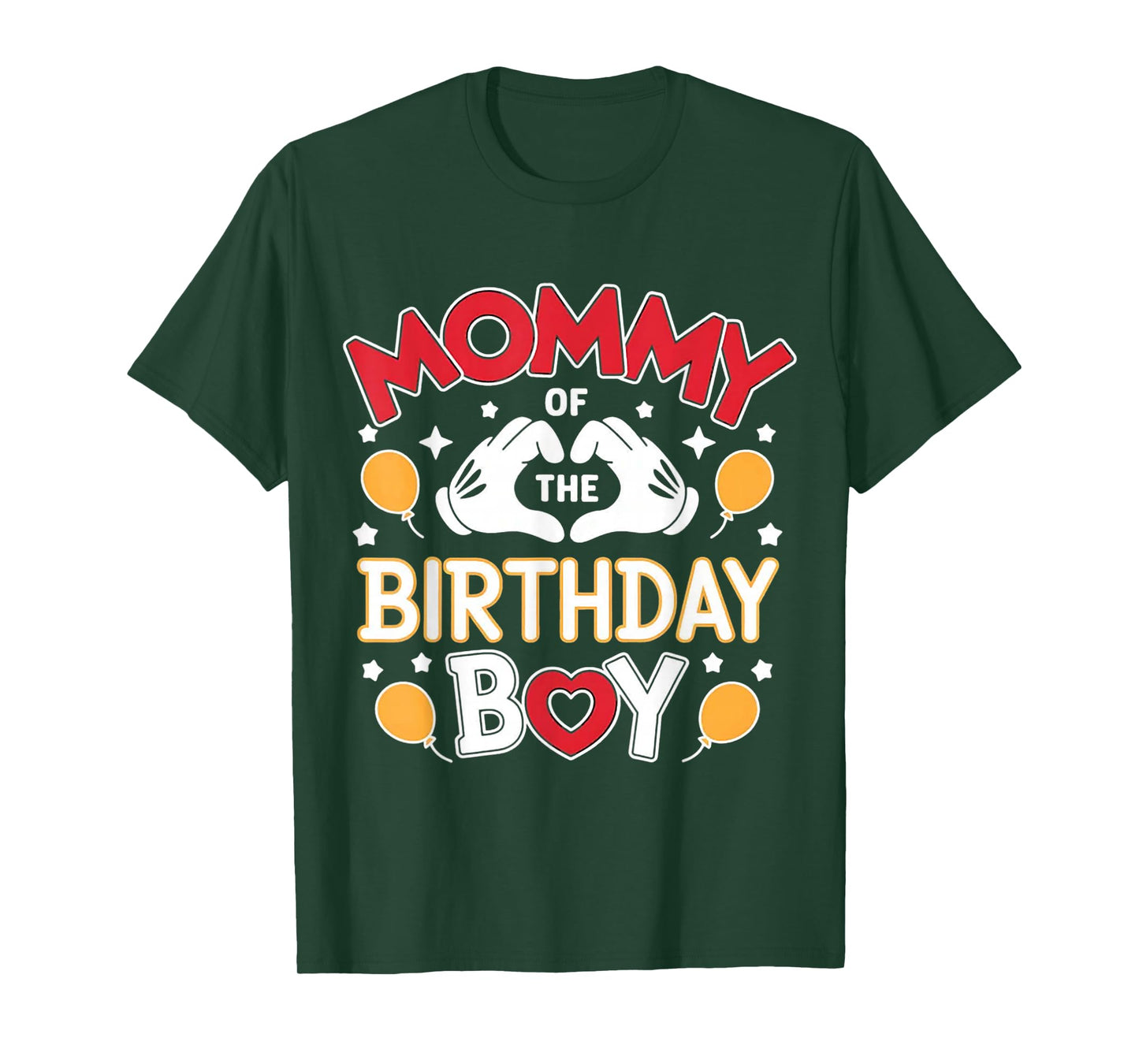 Mom Of The Birthday Boy Family Party Birthday T-Shirt