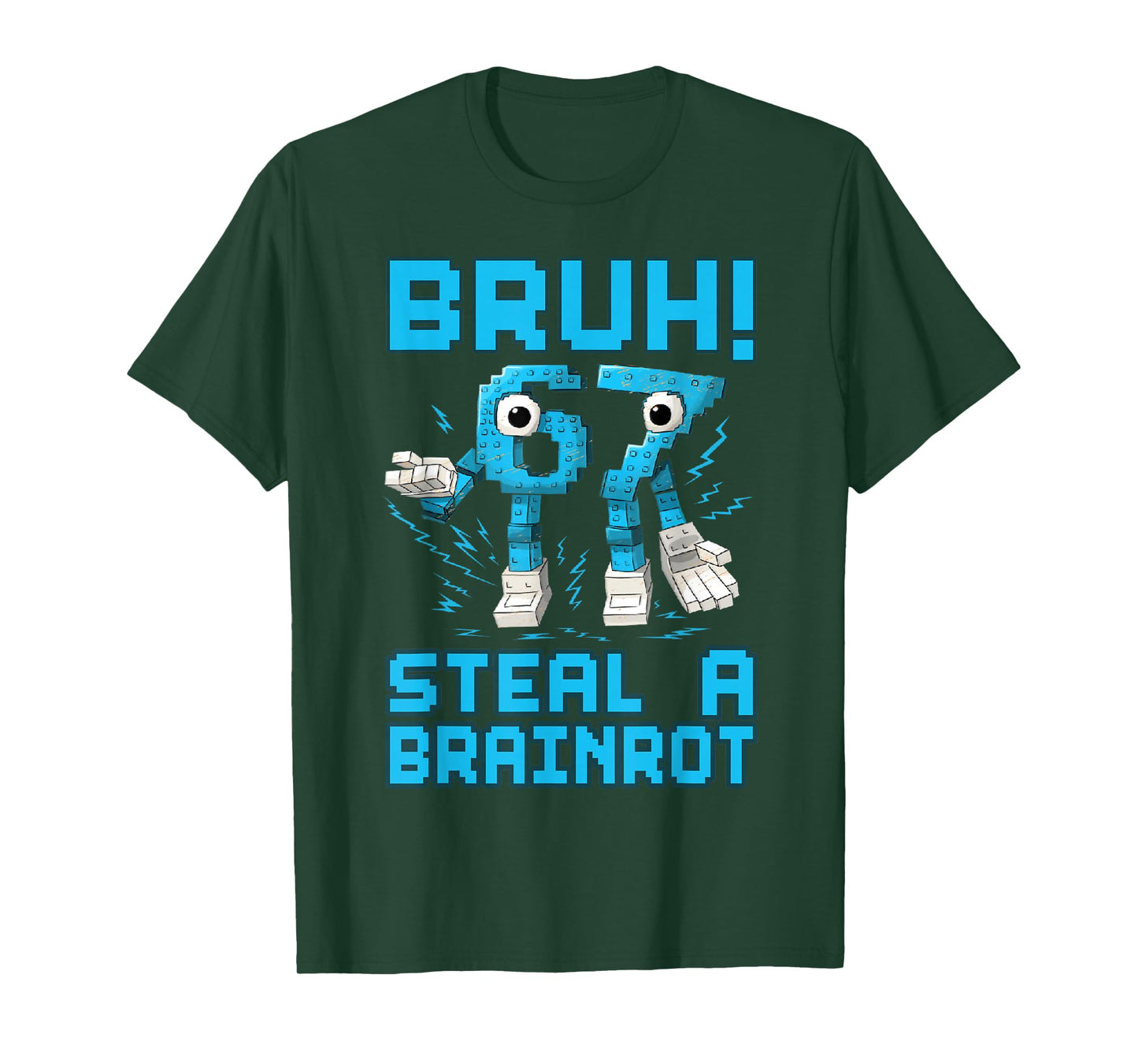 67 Bruh Steal A Brainrot Funny Meme 6 7 Boys Girl Kids Youth T-Shirt