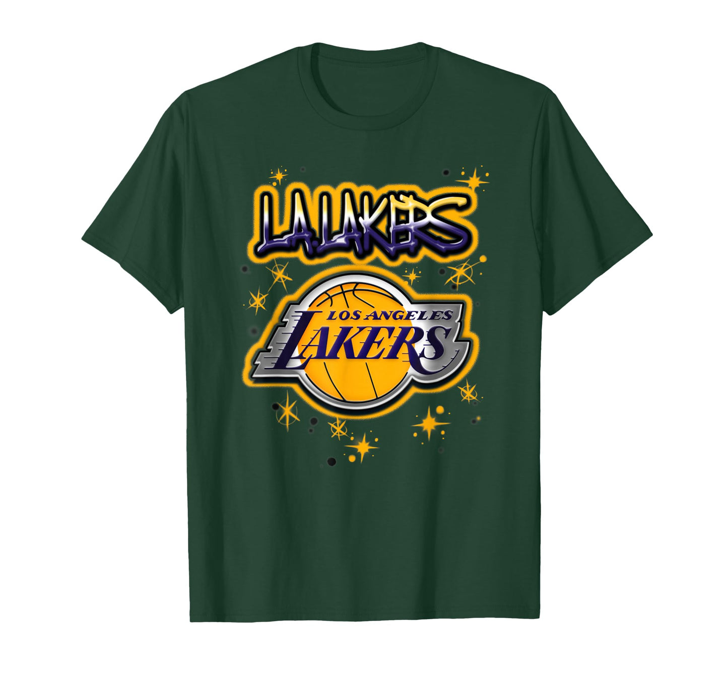 NBA Los Angeles Lakers Airbrush Logo T-Shirt