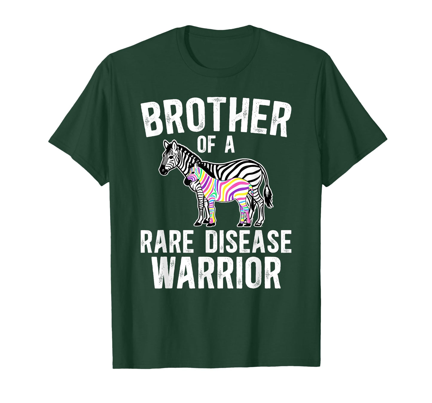 Brother of A Rare Disease Warrior Rare Disease Awareness T-Shirt