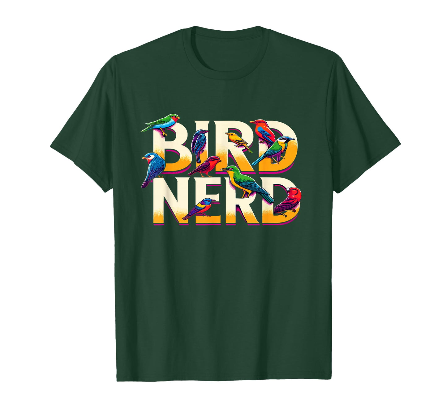 Bird Nerd Funny Birdwatching Birdwatcher Bird Lover T-Shirt