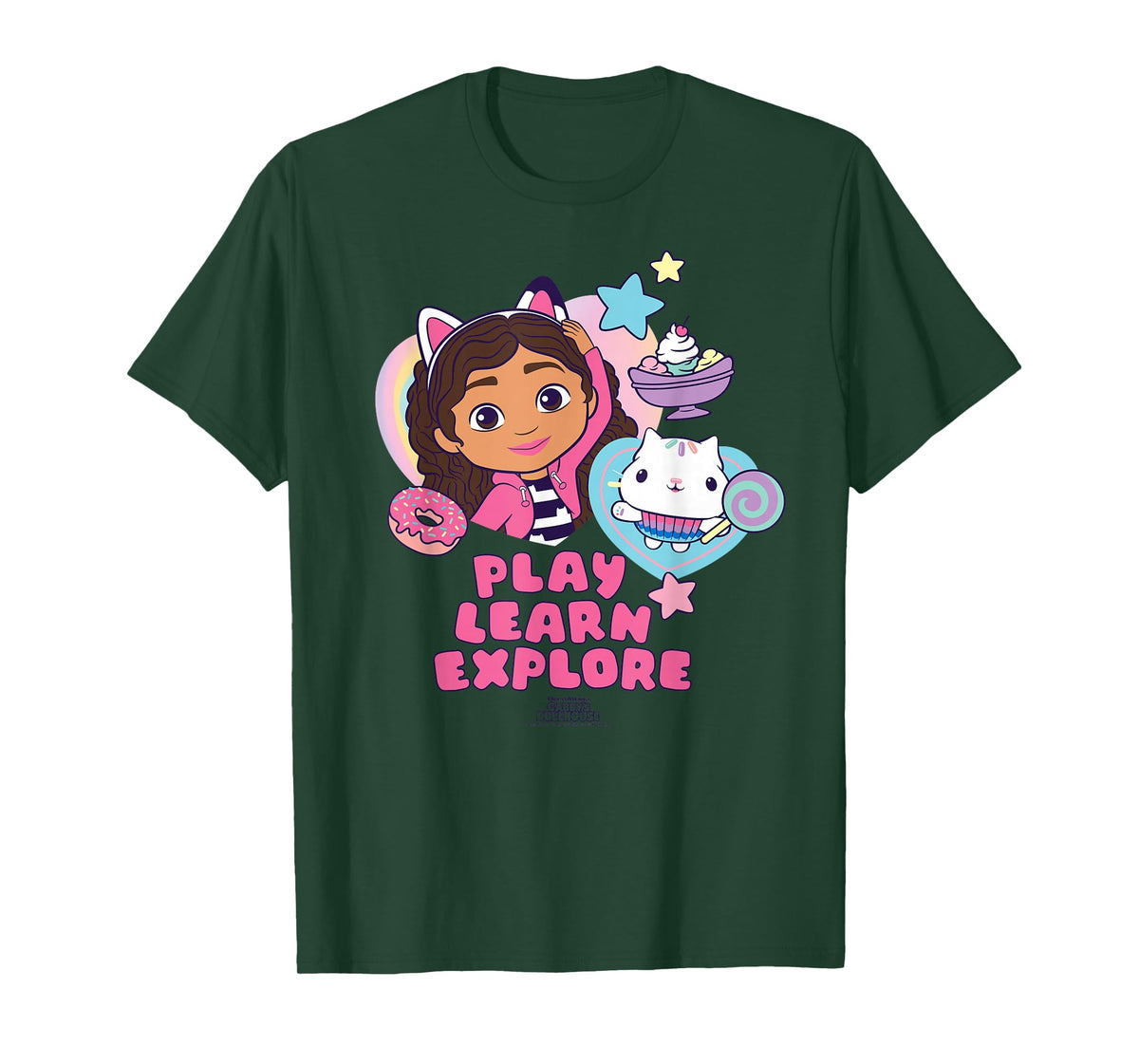 DreamWorks Gabby's Dollhouse Play Learn Explore T-Shirt