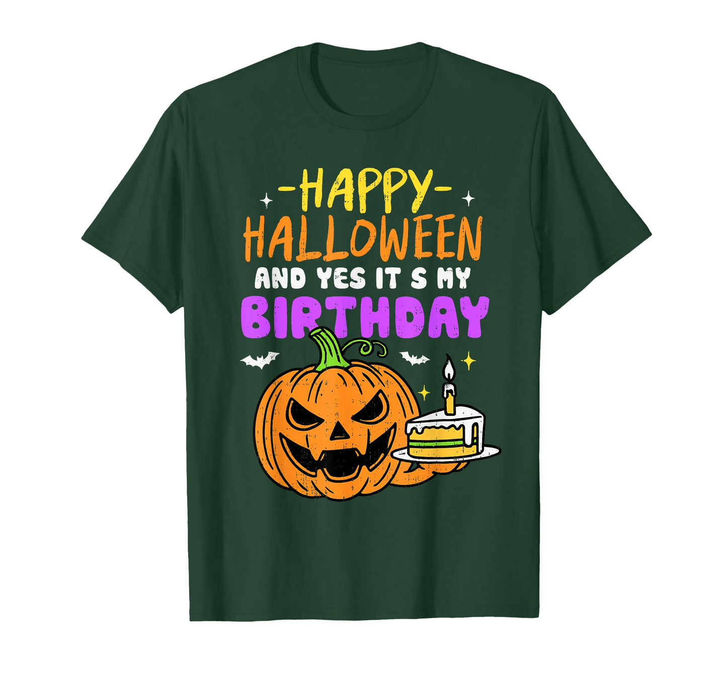 Halloween Birthday Funny Pumpkin Spooky Costume Bday Party T-Shirt