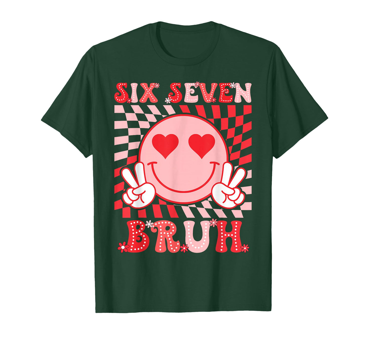 Six Seven 67 Meme Cool Valentine’s for Teens Boys Girls Kids T-Shirt
