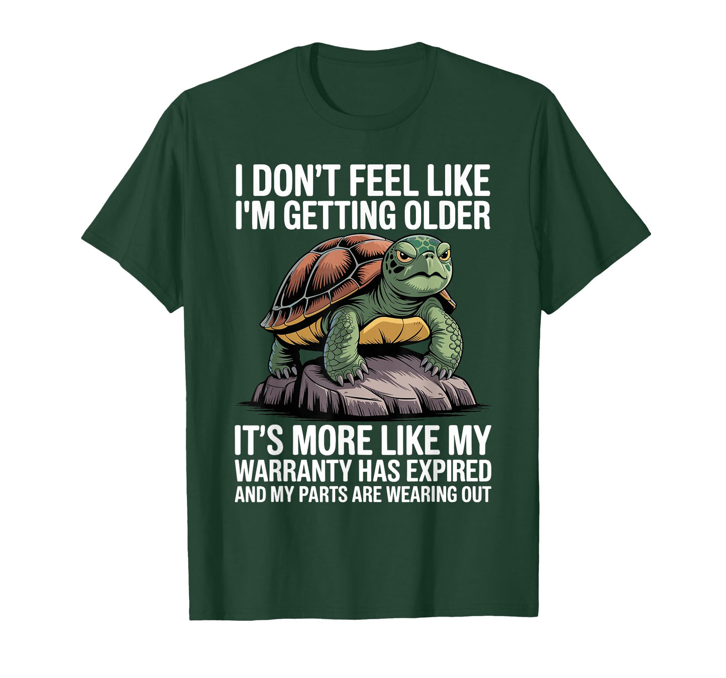 Funny Aging Expression for Old Men Women Hilarious Birthday T-Shirt