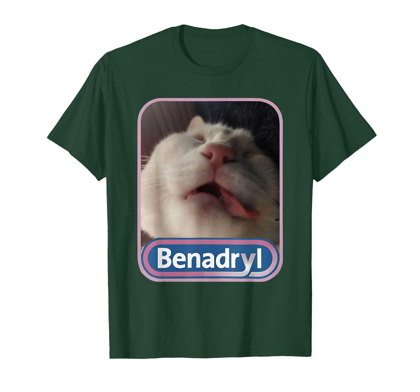 Benadryl Meme Cat Benny Cute & Funny Men Women T-Shirt