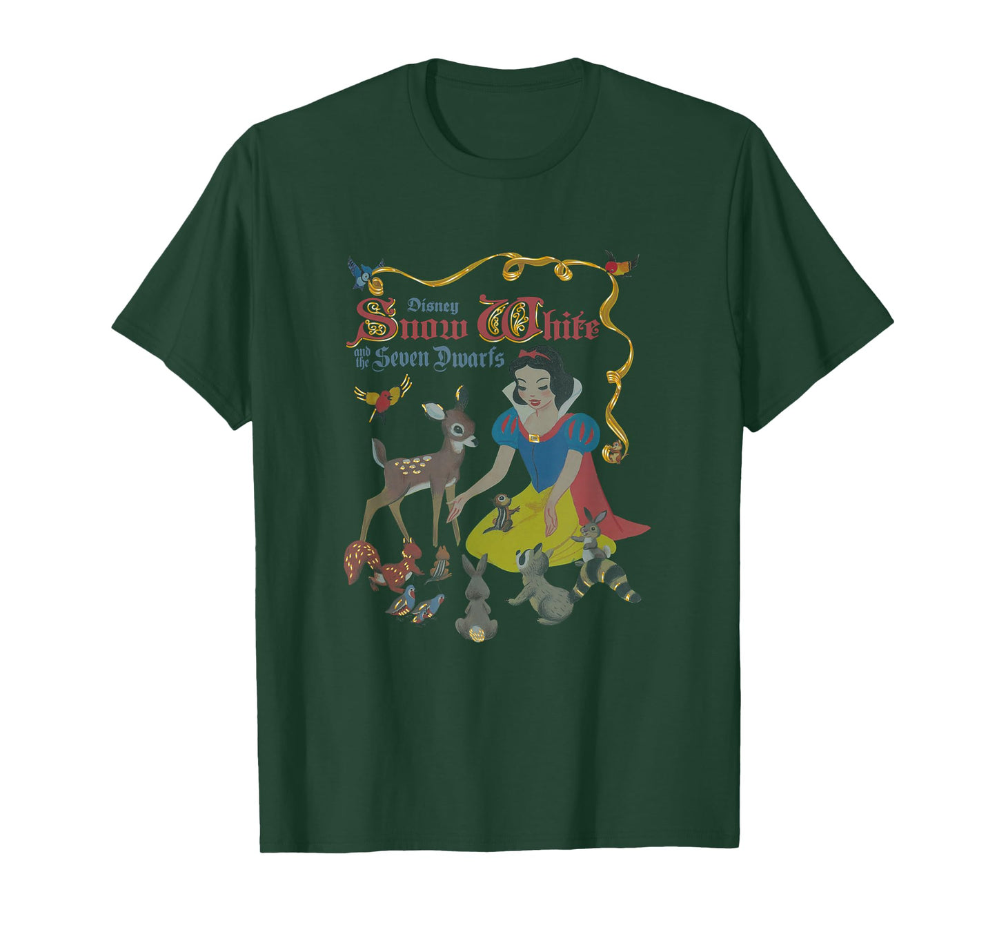 Disney Snow White And The Seven Dwarfs With Forest Friends T-Shirt