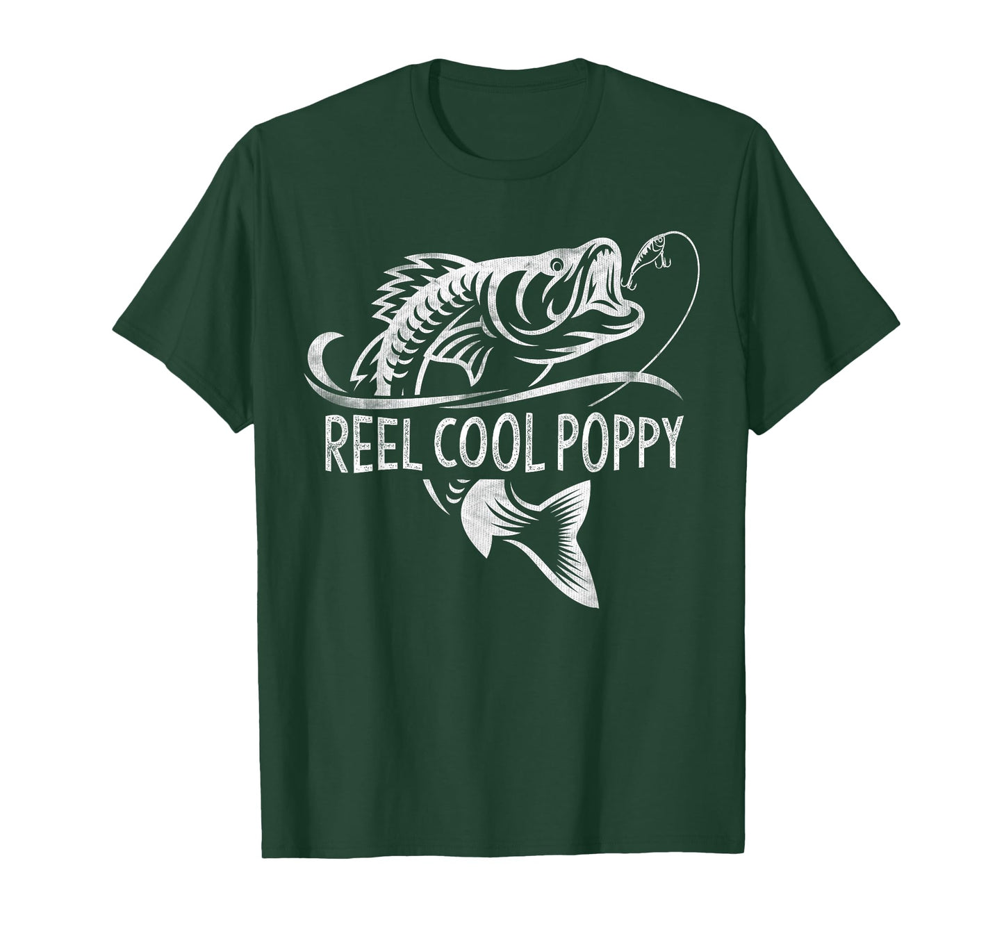 Reel Cool Poppy Fishing Gifts Poppy Father's Day T-Shirt