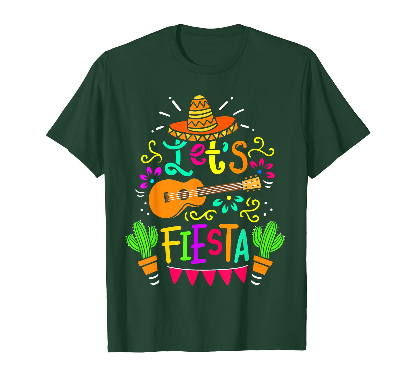 Lets Fiesta Cinco De Mayo Fiesta Squad Mexican Family Kids T-Shirt