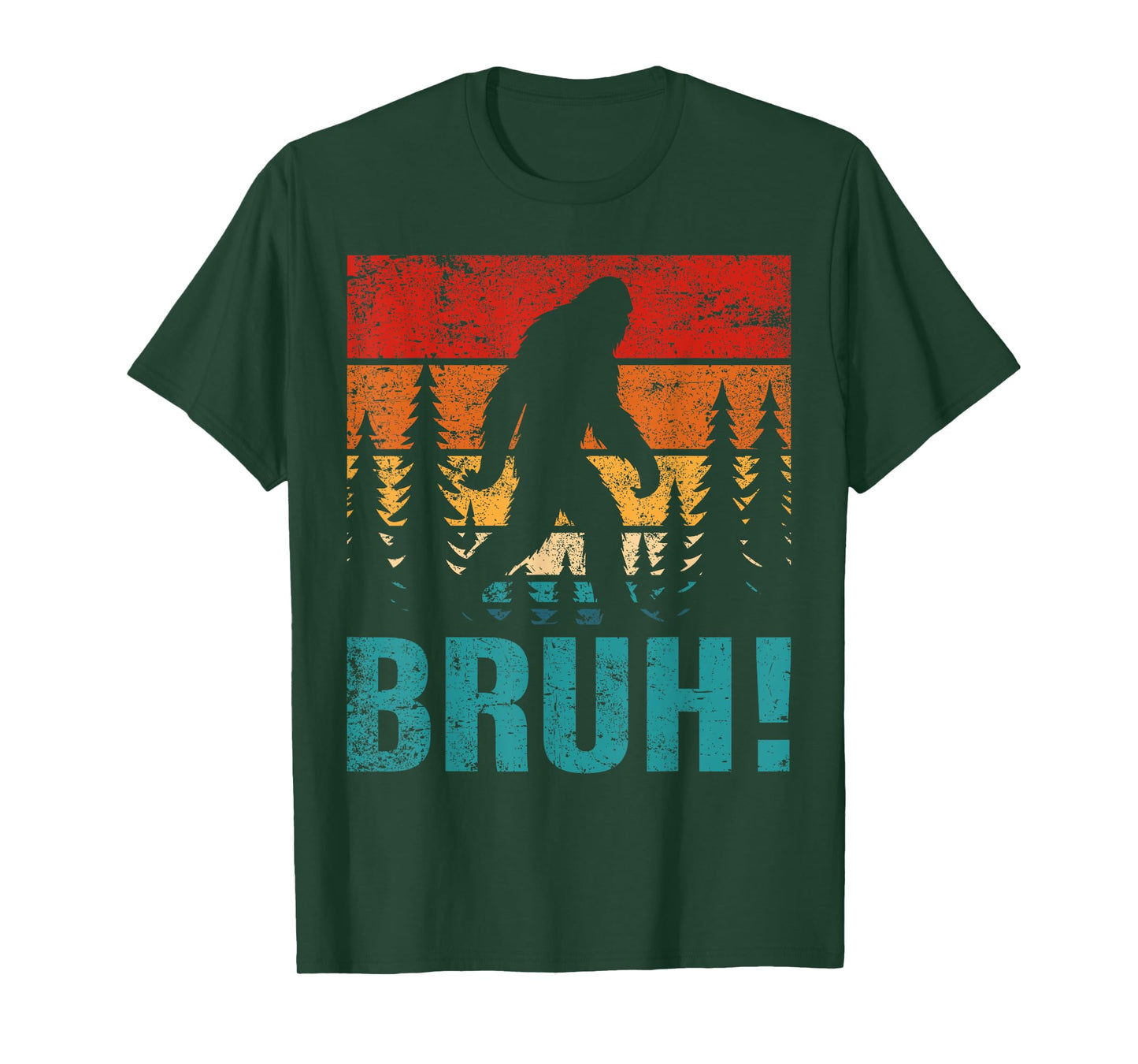 Funny Bigfoot Bruh For Boys Girls Kids Men Women T-Shirt