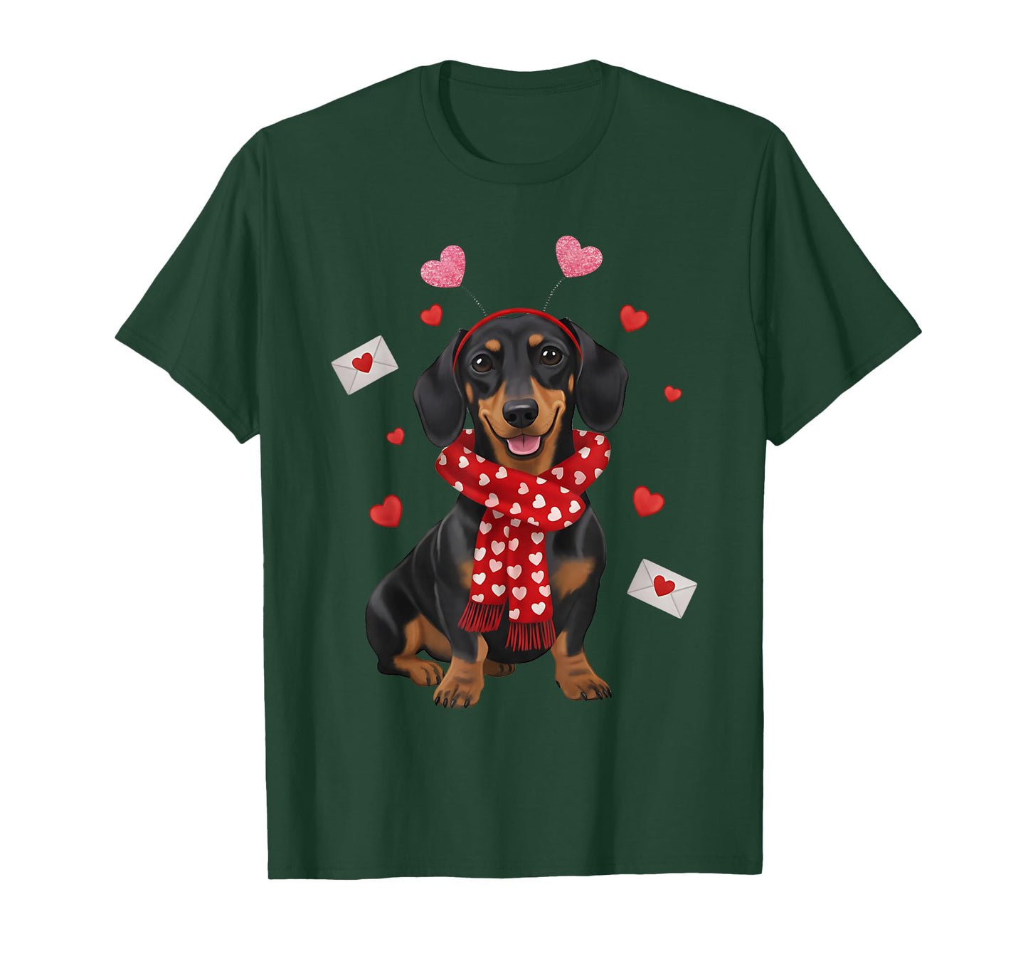 Cute Dachshund Valentine’s Day Dog Mom - Dachshund Dog Lover T-Shirt