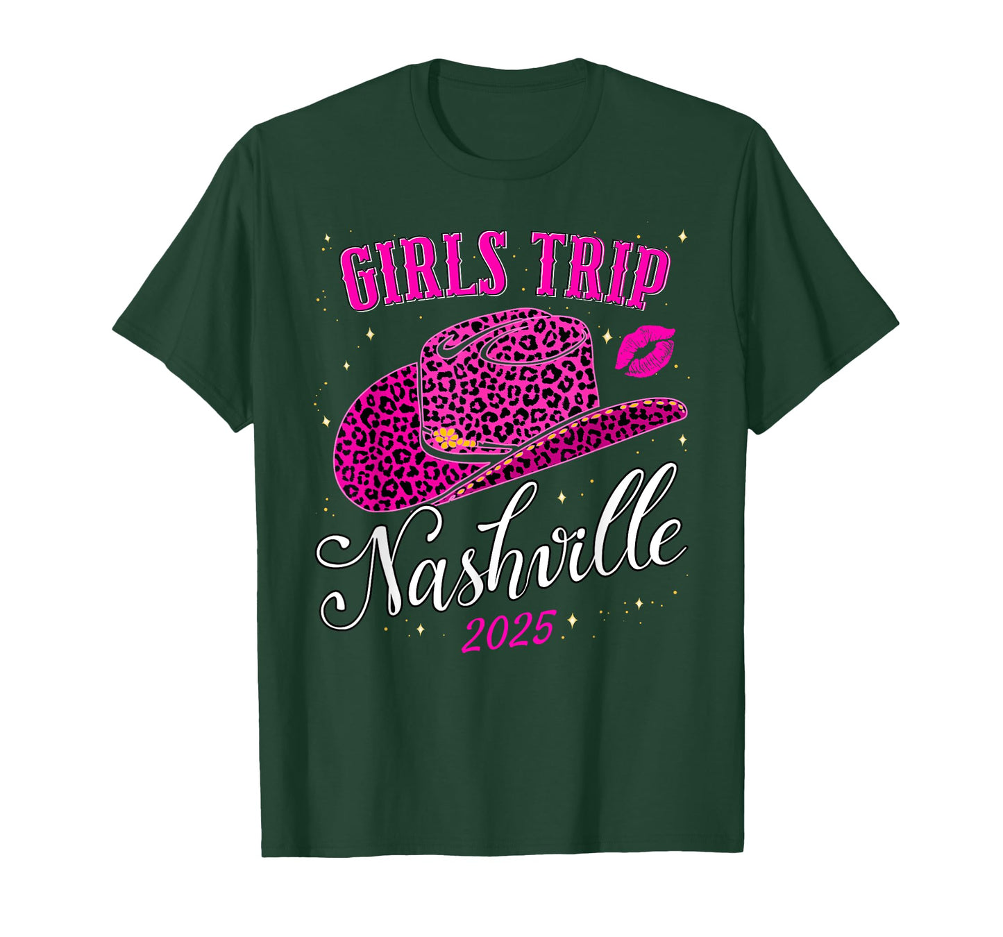 Girls Trip Nashville 2025 For Womens Weekend Birthday Squad T-Shirt