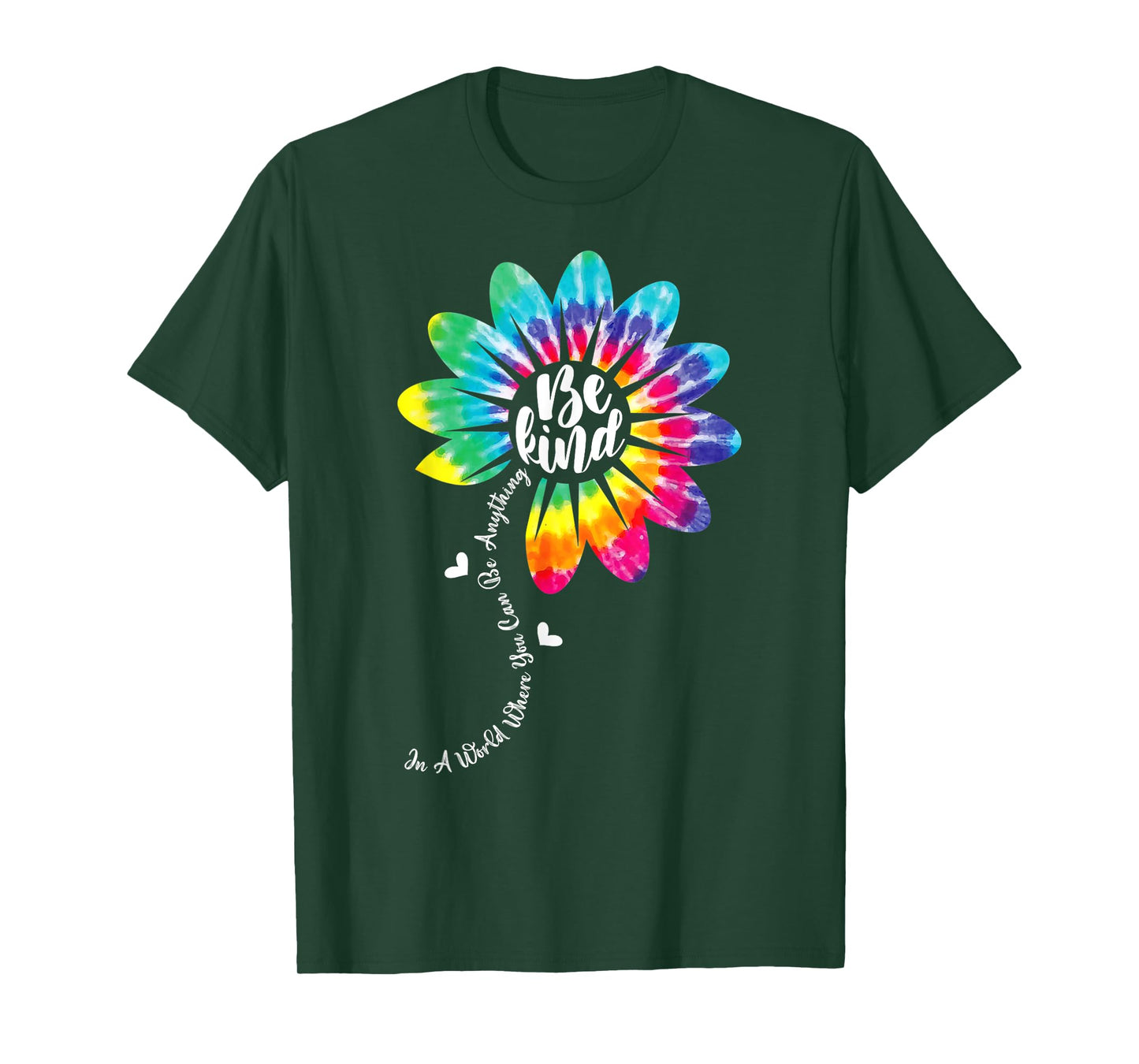 UNITY DAY Orange Anti Bullying Be Kind Kindness Tie Dye T-Shirt