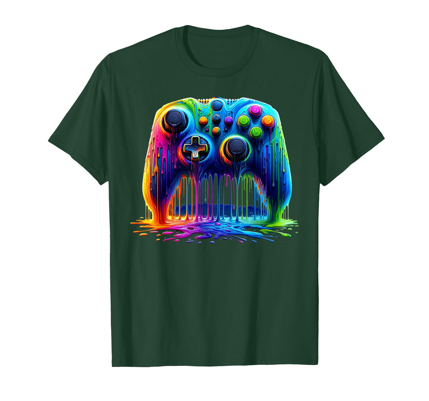 Colorful Passion for Gaming Gamer Graphic Design T-Shirt