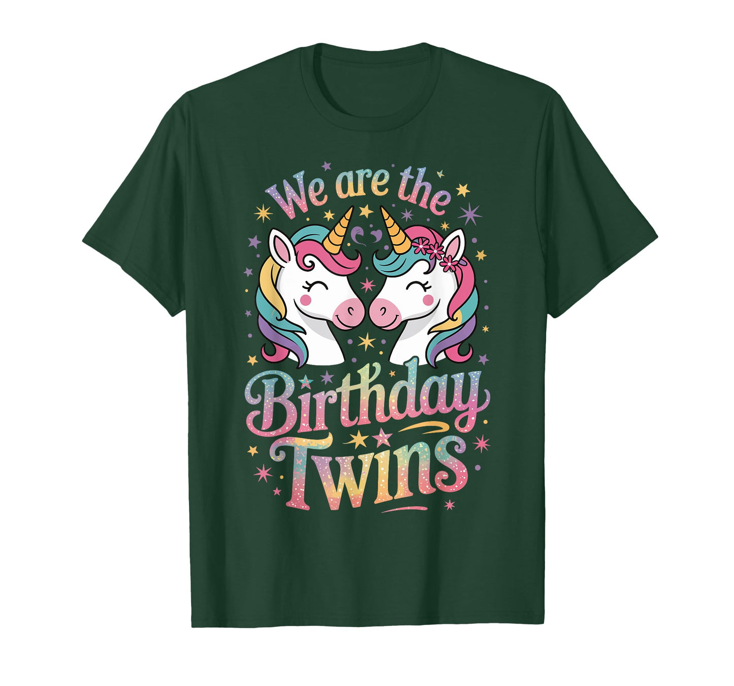 We Are The Birthday Twins T-Shirt