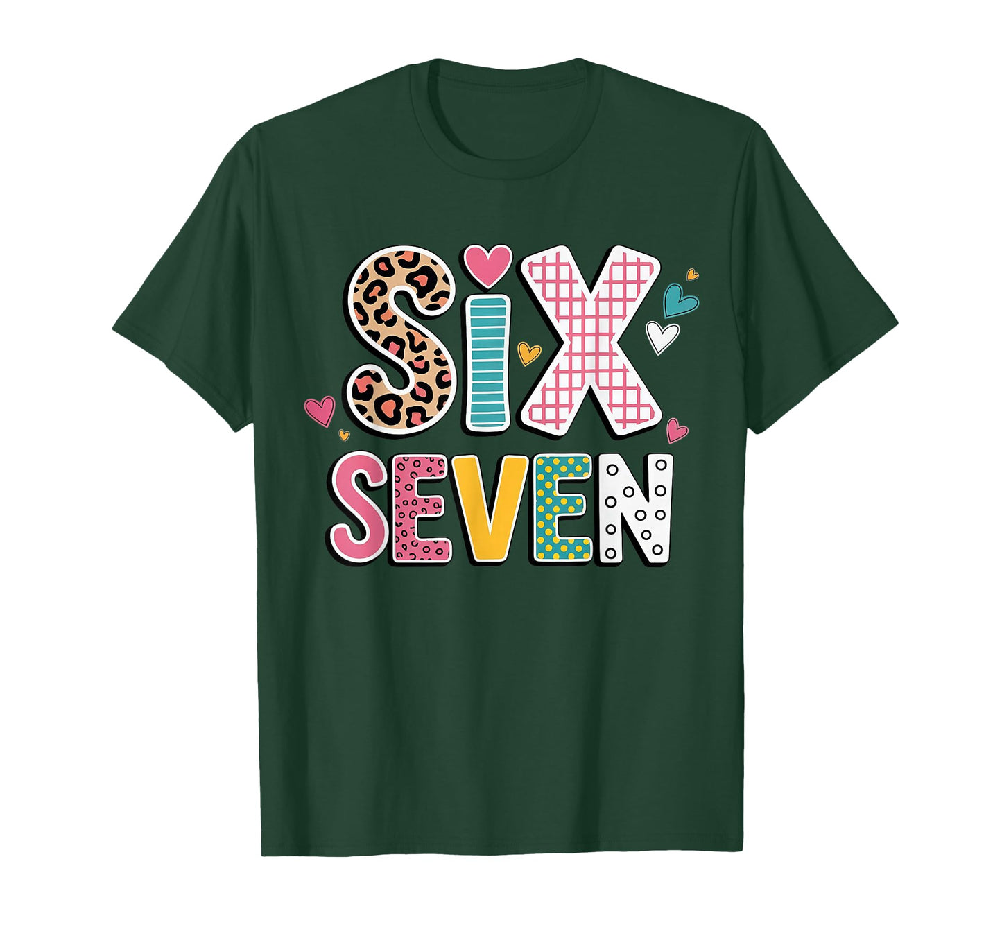 Six Seven 6 7 Meme Teacher T-Shirt