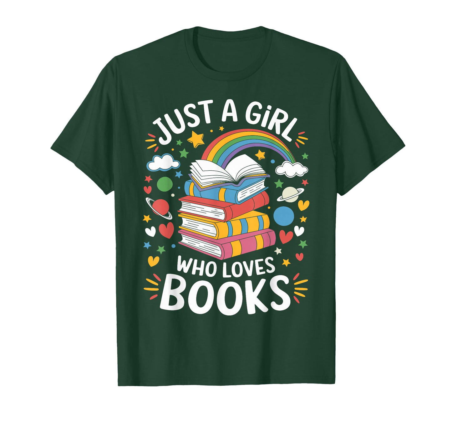Bookworm Just A Girl Who Loves Books T-Shirt