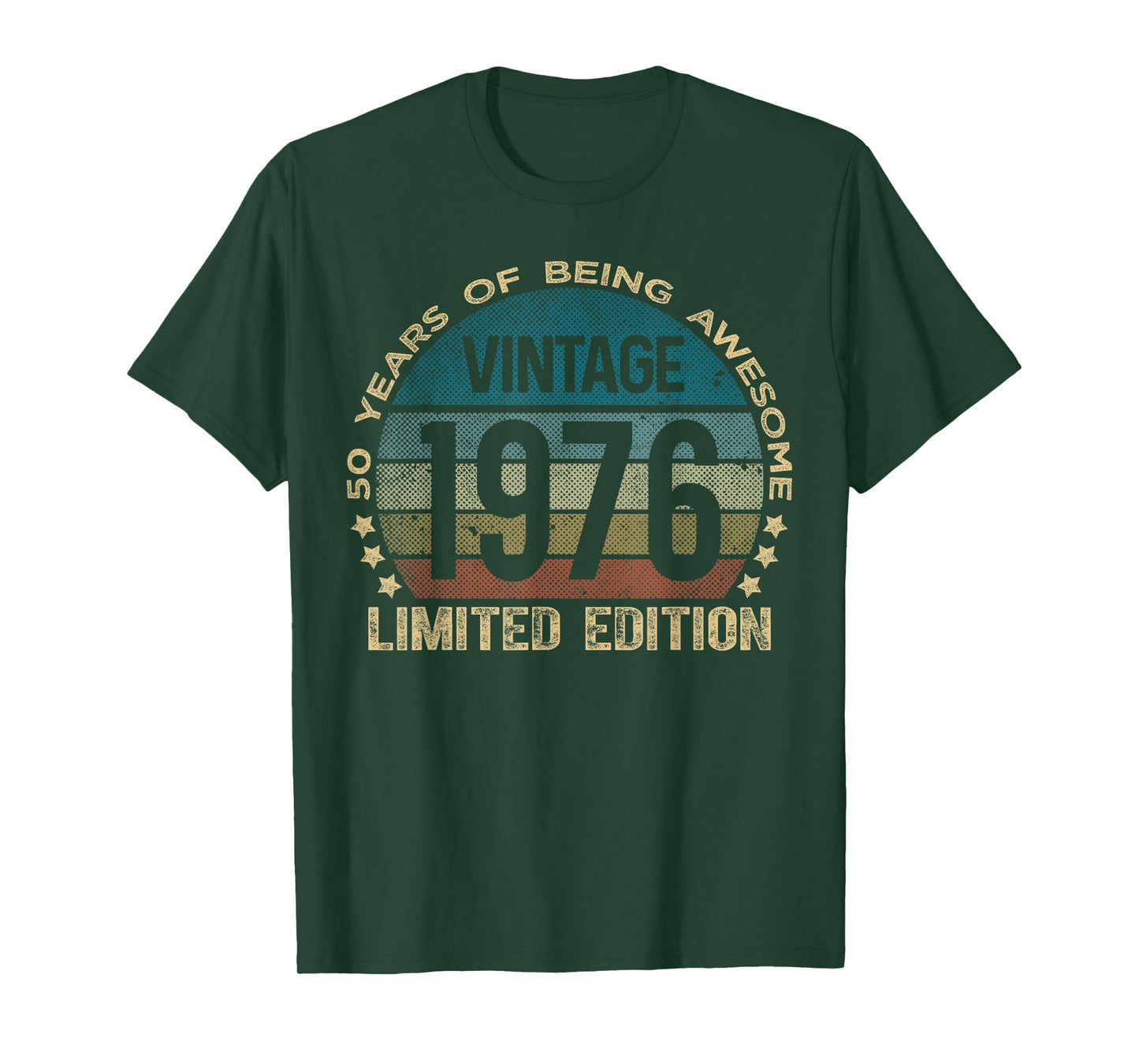 50 Year Old Gifts Vintage 1976 Limited Edition 50th Birthday T-Shirt