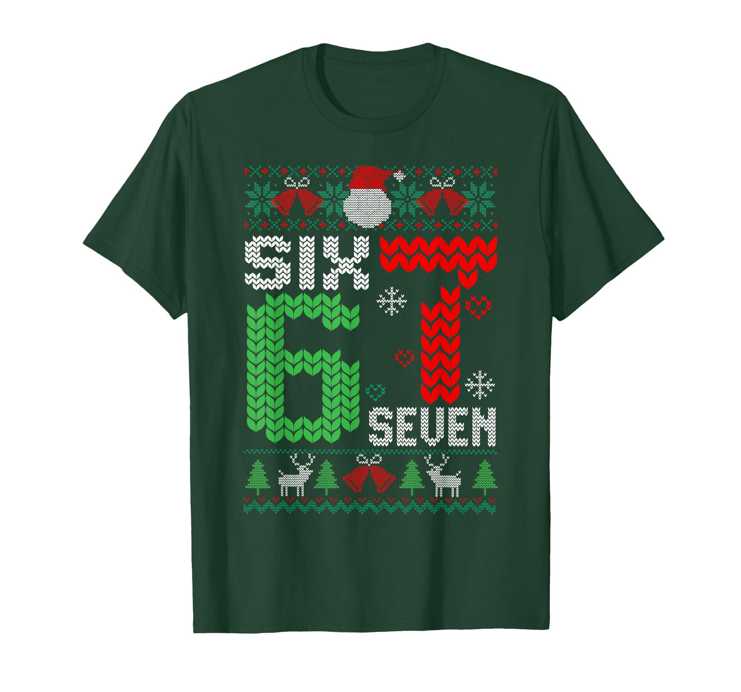 67 Meme Six Seven Christmas Ugly Sweater for Kids Boys Girls T-Shirt
