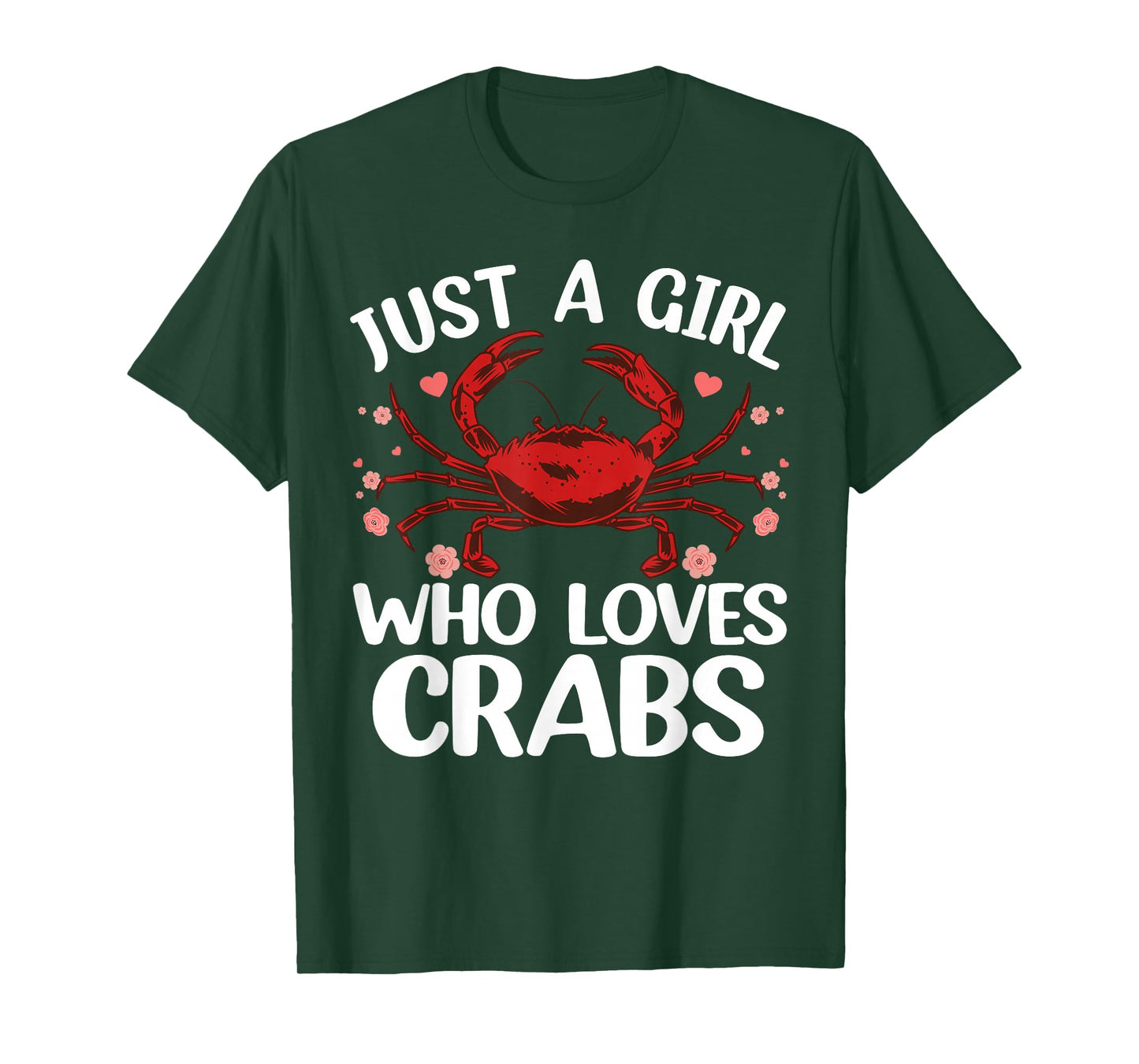Cool Crab Art for Girls Women Crabby Seafood Gag Crab Lover T-Shirt
